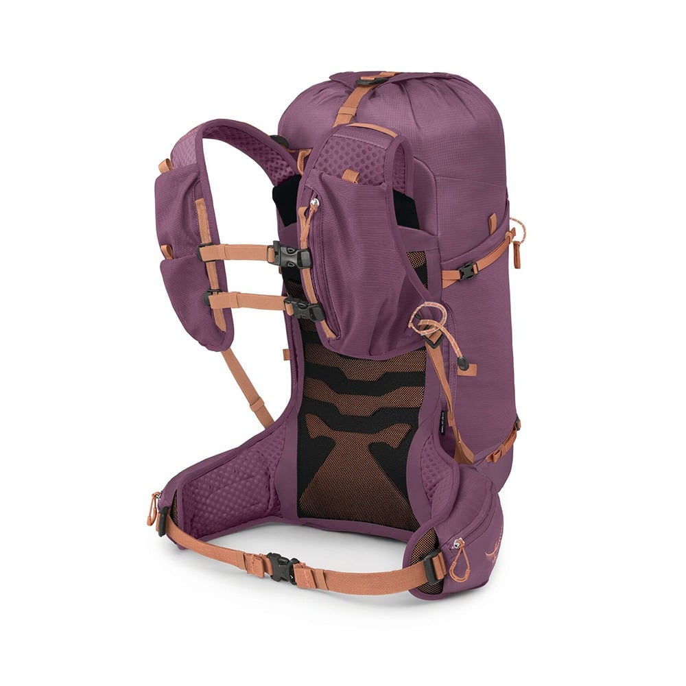 Osprey Tempest Velocity 30 Hiking Backpack 30L in Pashmina Melon — angle view 4