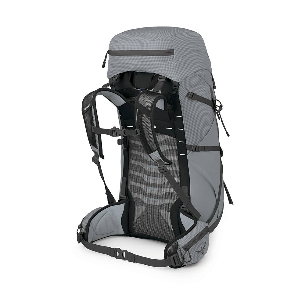Osprey Talon Pro 40 Hiking Backpack 40L in Silver Lining — angle view 2