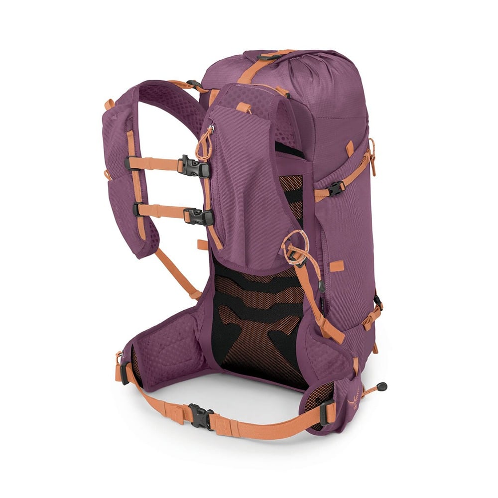 Osprey Tempest Velocity 20 Hiking Backpack 20L in Pashmina Melon — angle view 4