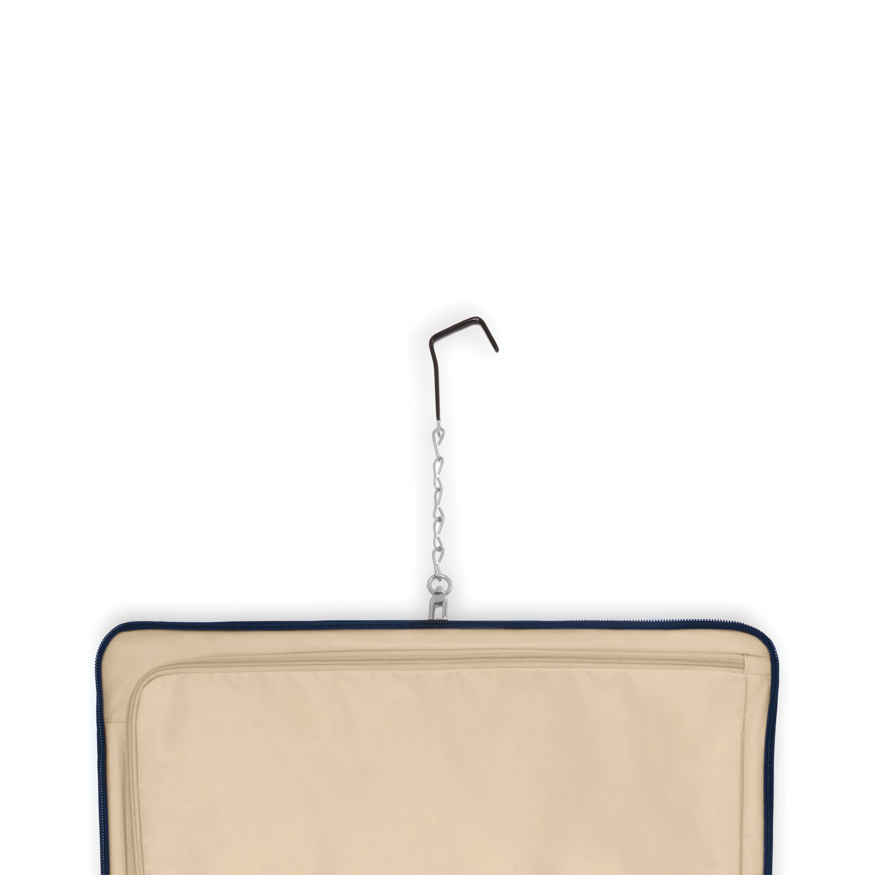 Briggs & Riley Baseline Deluxe Wardrobe Spinner in Navy — detail view # color_Navy