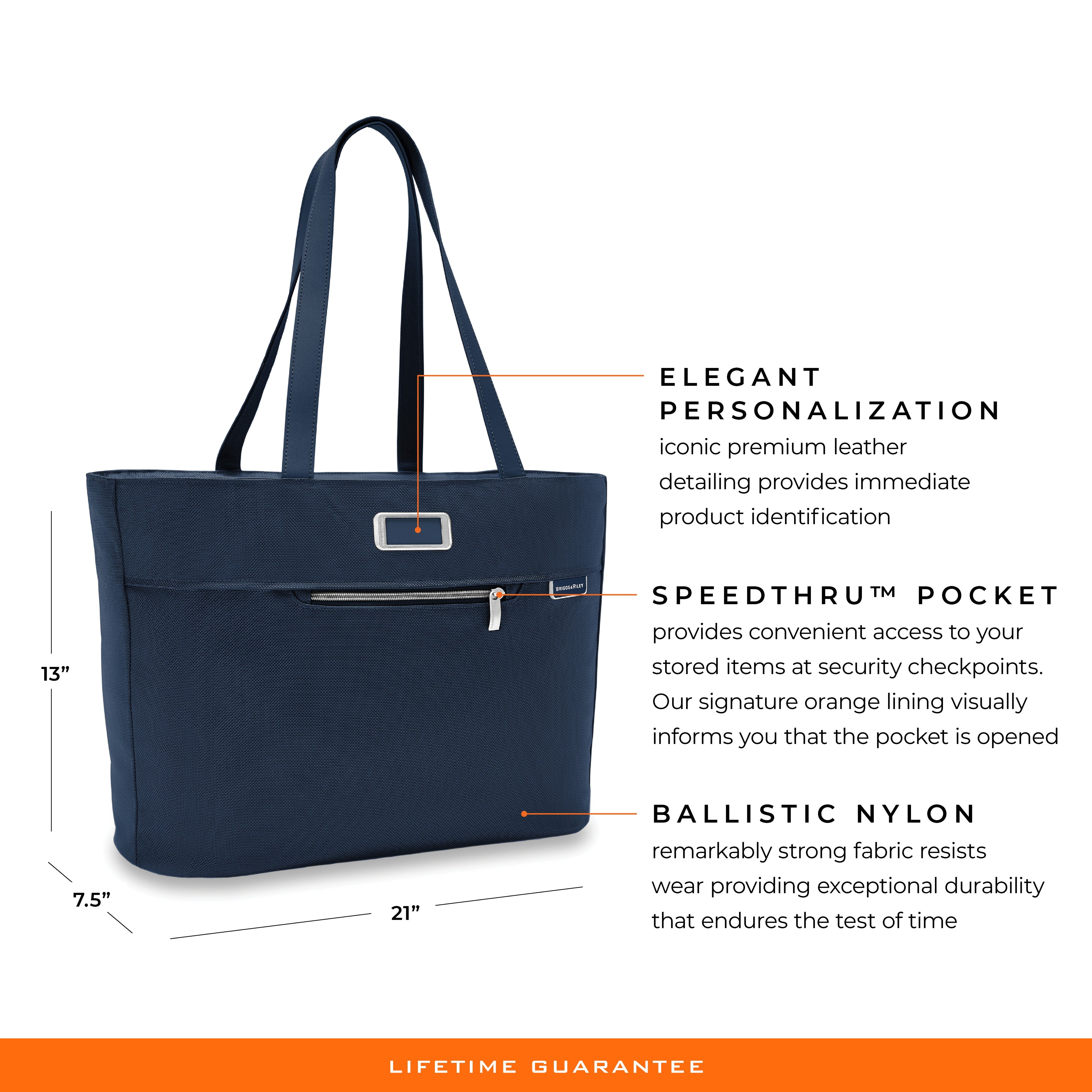 Briggs & Riley Baseline Traveler Tote - Navy