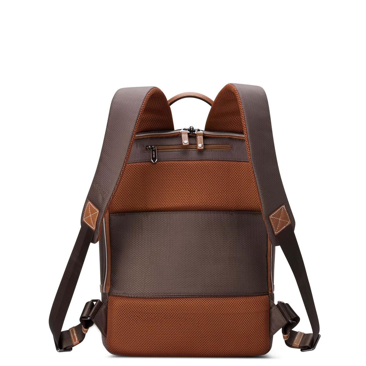 Delsey Chatelet Air 2.0 Laptop Backpack in Brown — back view # color_Brown