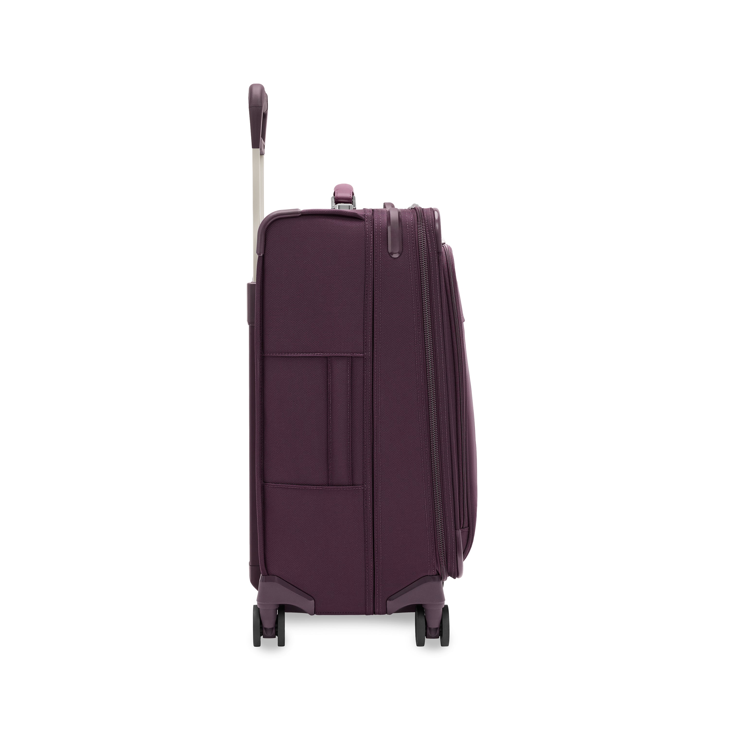 Briggs & Riley Baseline Compact Checked Expandable Spinner - Plum