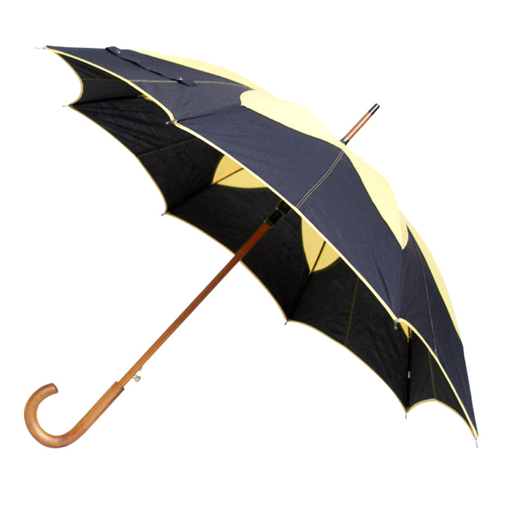 Vista 08019 Patch Flower Umbrella in Yellow — angle view 3