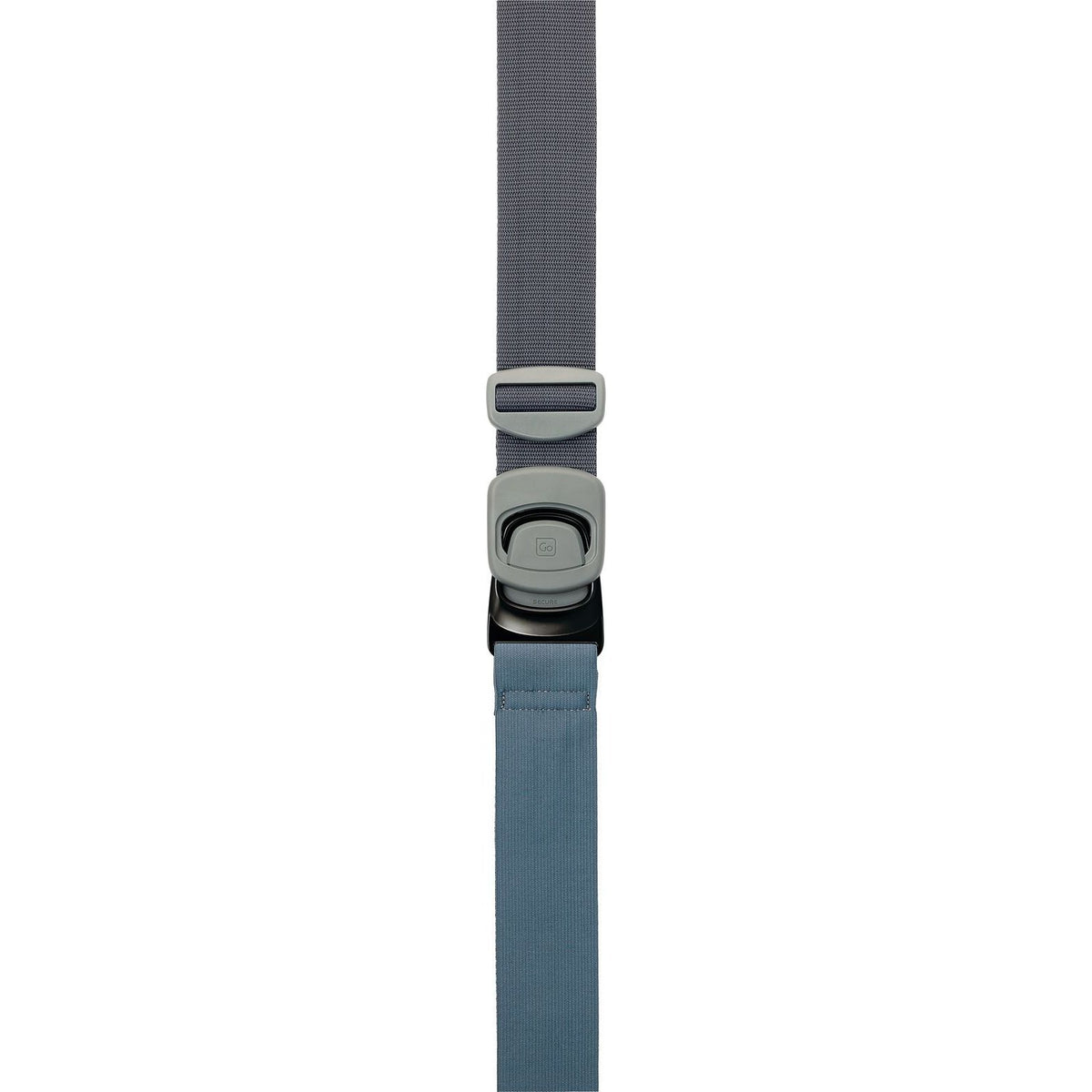Go Travel Stretchy Luggage Strap in Steel Grey — front view # color_Steel Grey