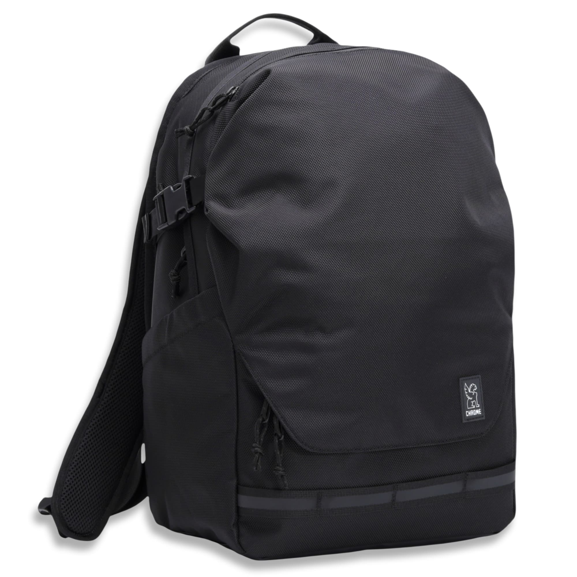 Chrome Industries Extlek Pack 24L in Black — front view # color_Black