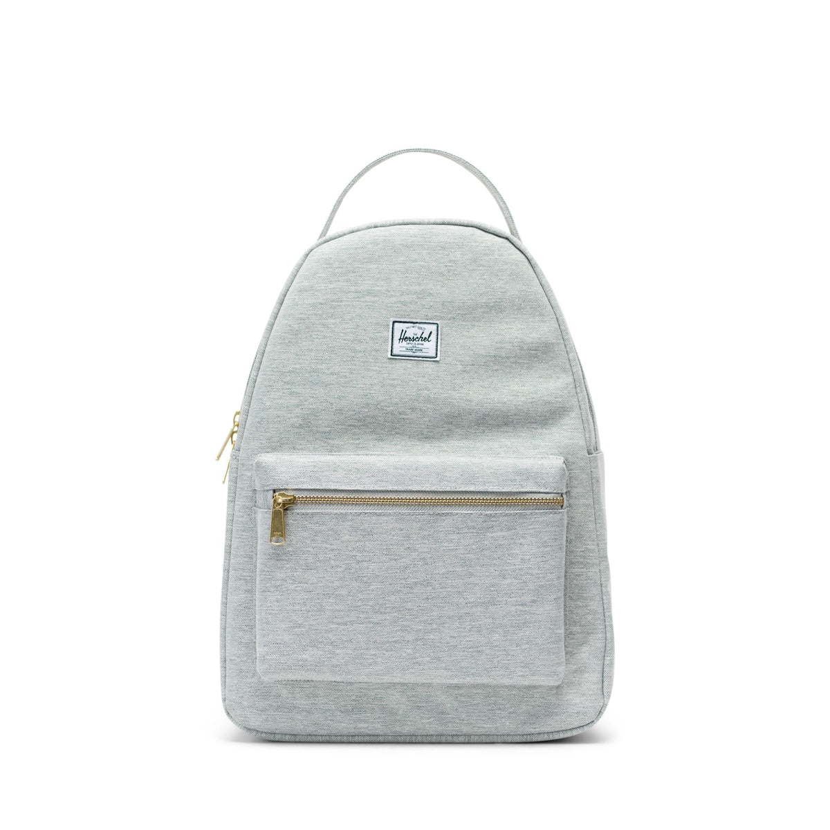 Herschel Nova Backpack | Mid 18L in Light Grey Crosshatch — front view # color_Light Grey Crosshatch
