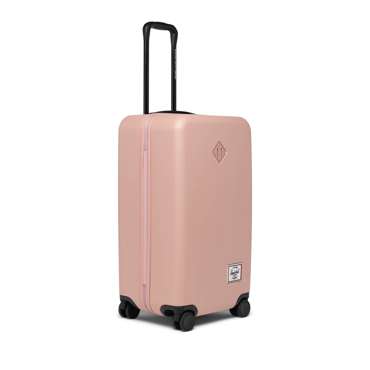 Herschel Heritage Hardshell Medium Luggage 67L in Ash Rose — angle view 3 # color_Ash Rose