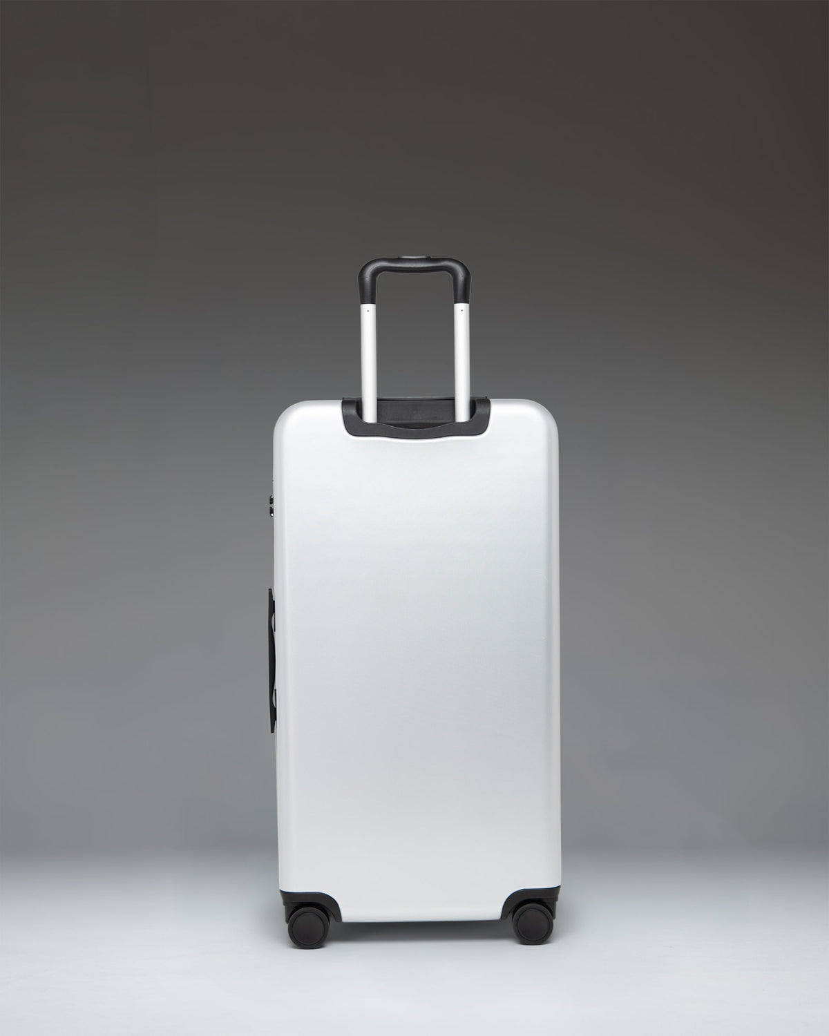 Herschel Heritage Hardshell Large Luggage 95L in Silver — back view