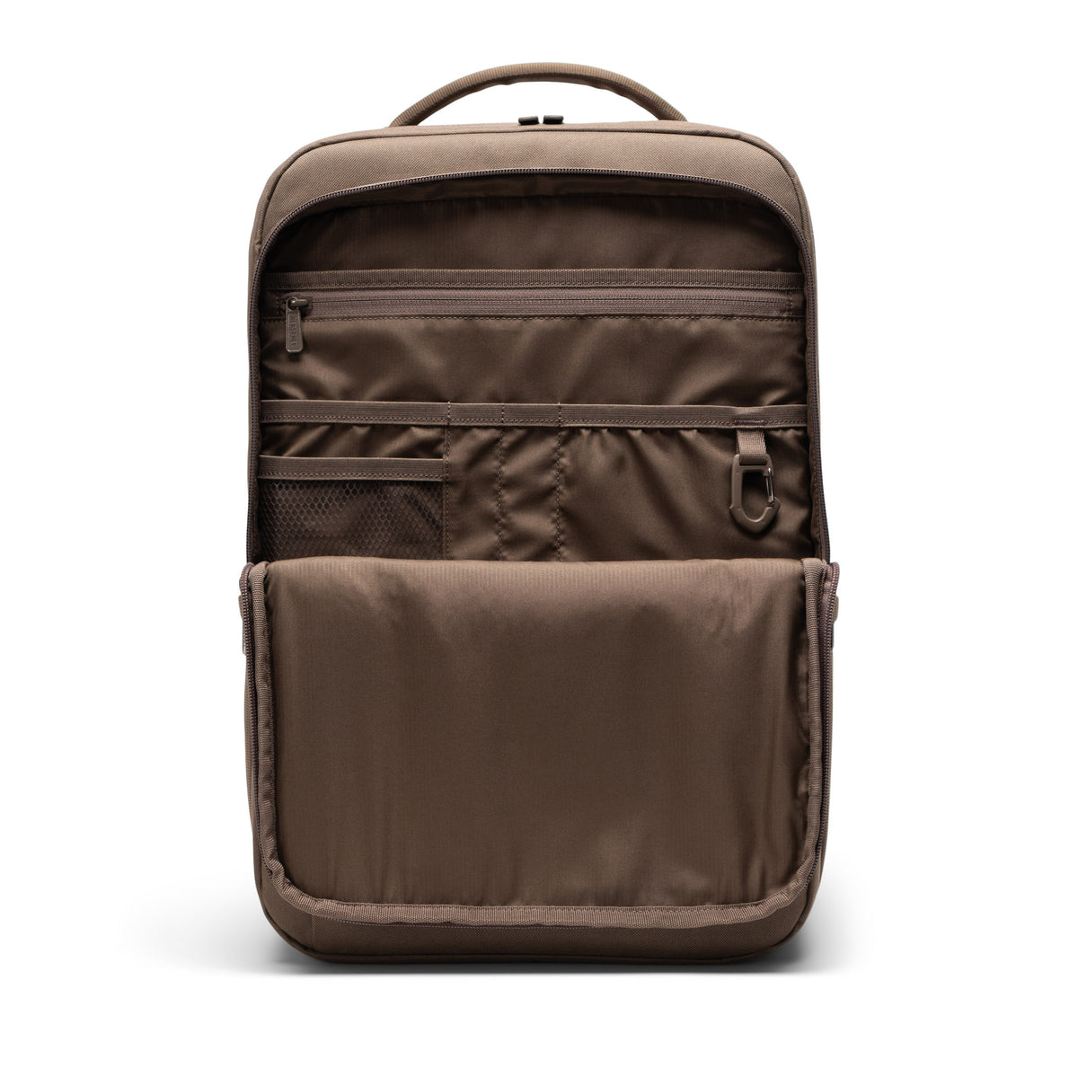 Herschel Kaslo Backpack Tech 30L in Light Brown — angle view 2 # color_Light Brown