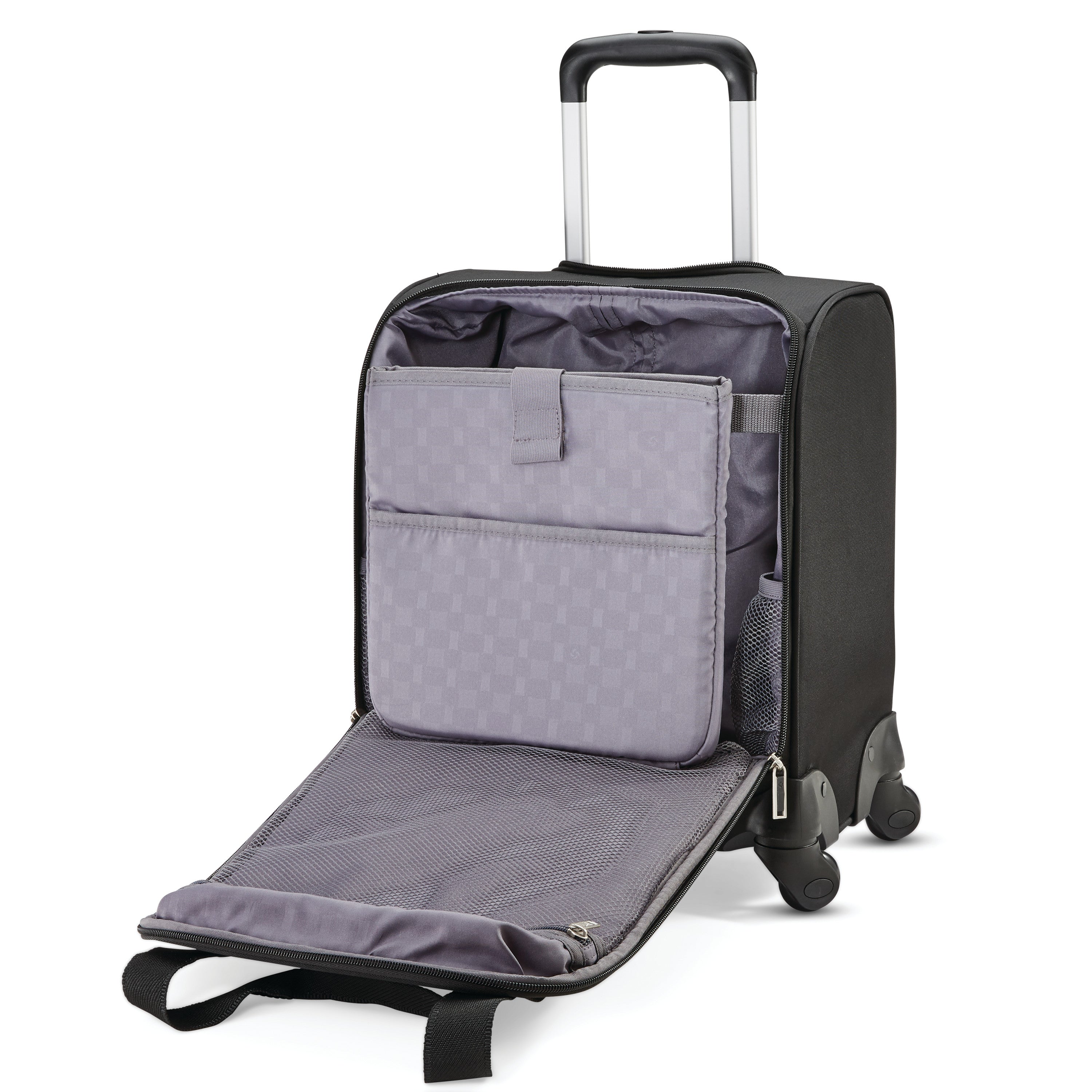 Samsonite Spinner Underseater with USB Port - BLACK