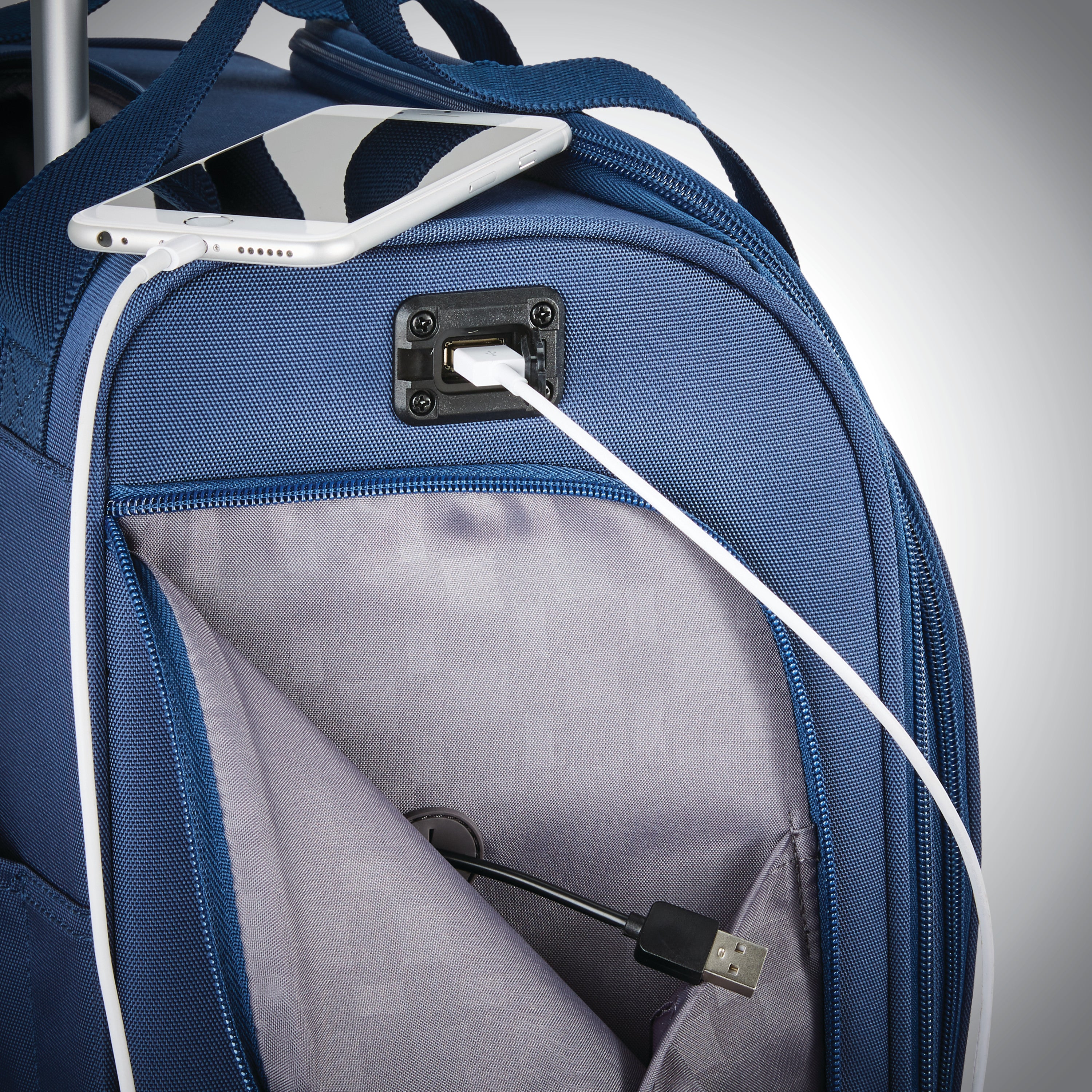 Samsonite Spinner Underseater with USB Port - OCEAN