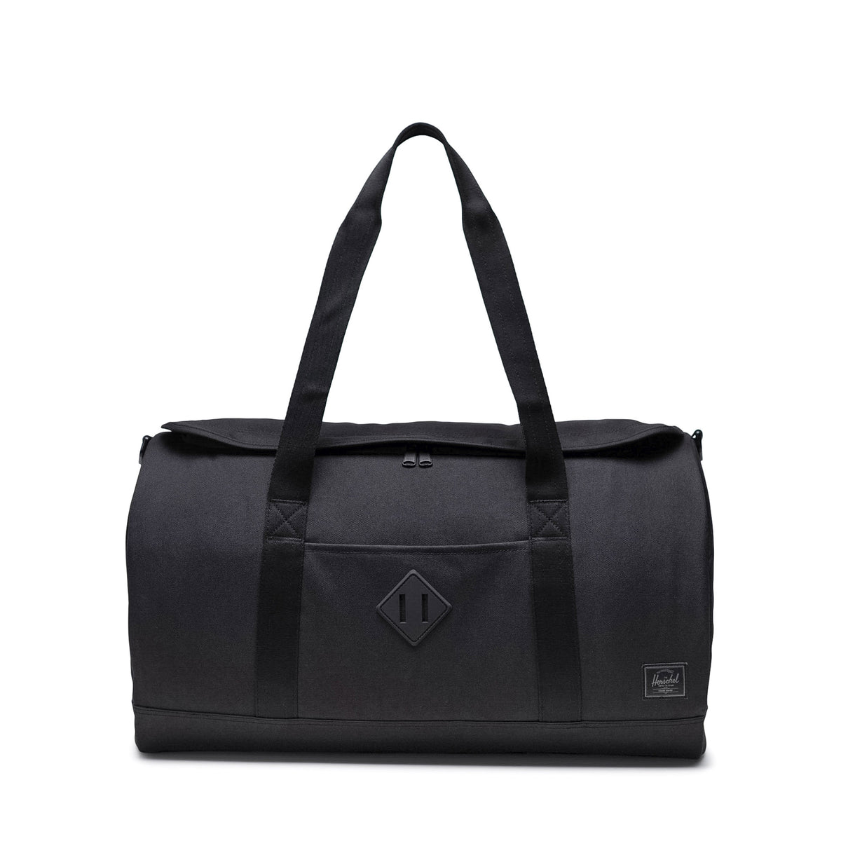 Herschel Heritage Duffle 40L in Black Tonal — front view # color_Black Tonal