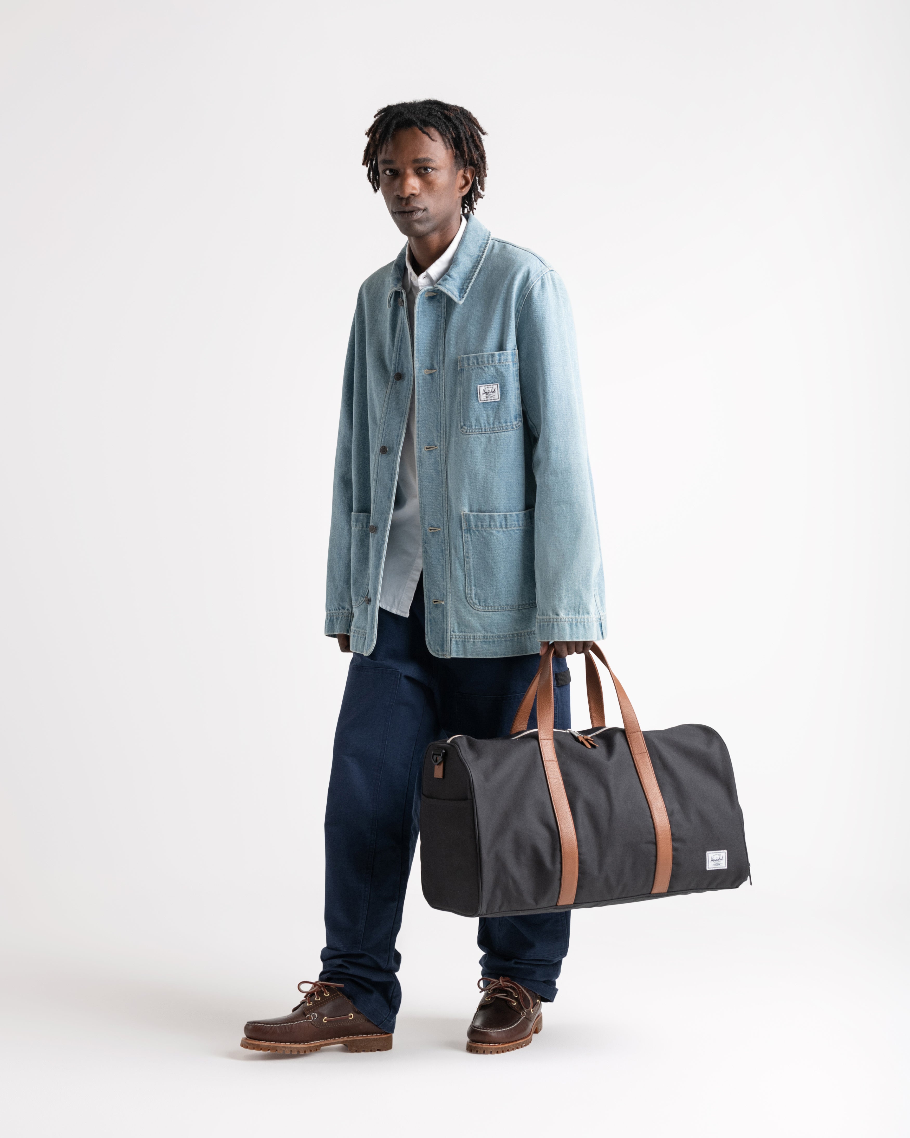 Herschel Novel Duffle 43L in Black — lifestyle 3 # color_Black