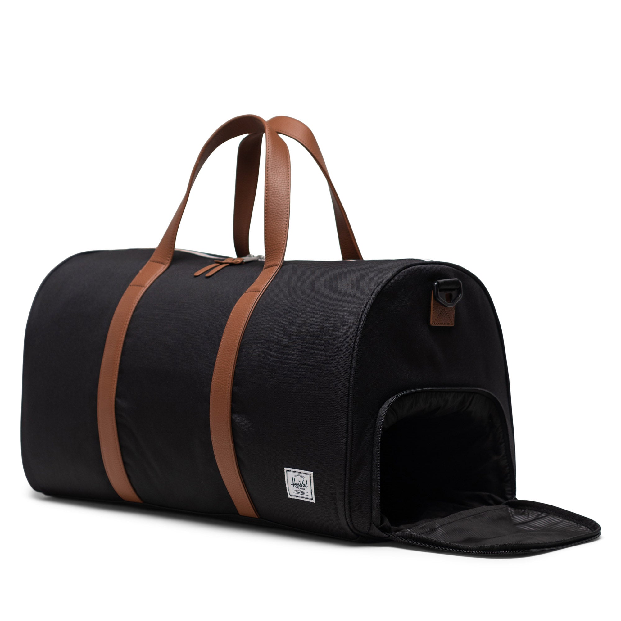 Herschel Novel Duffle 43L in Black — interior view 2 # color_Black