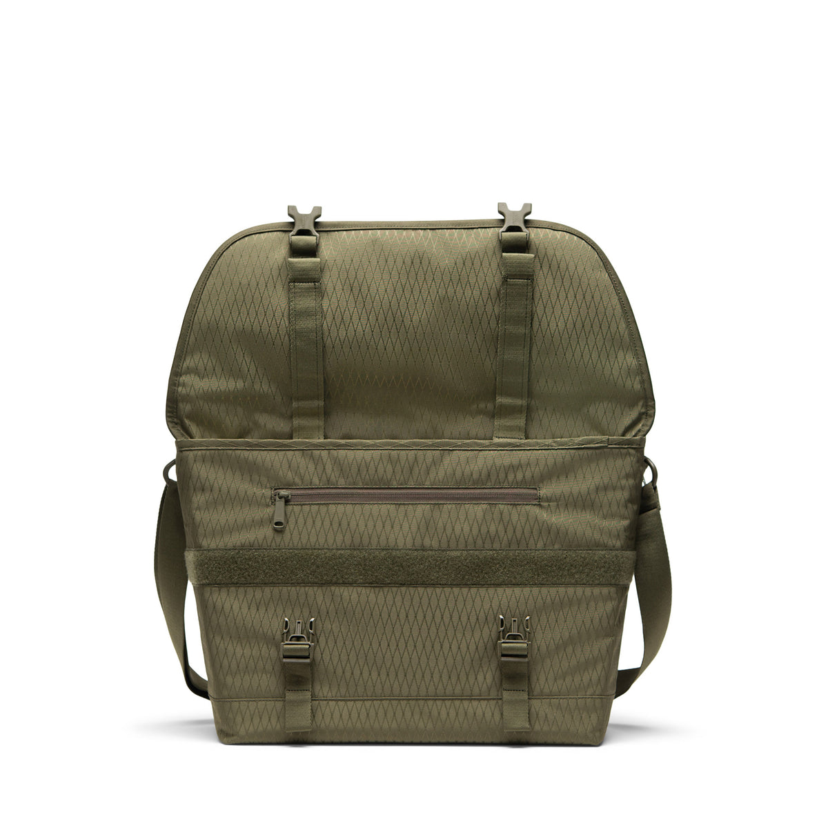 Herschel Cove Messenger - 22.5L in Ivy Green Diamond — interior view # color_Ivy Green Diamond