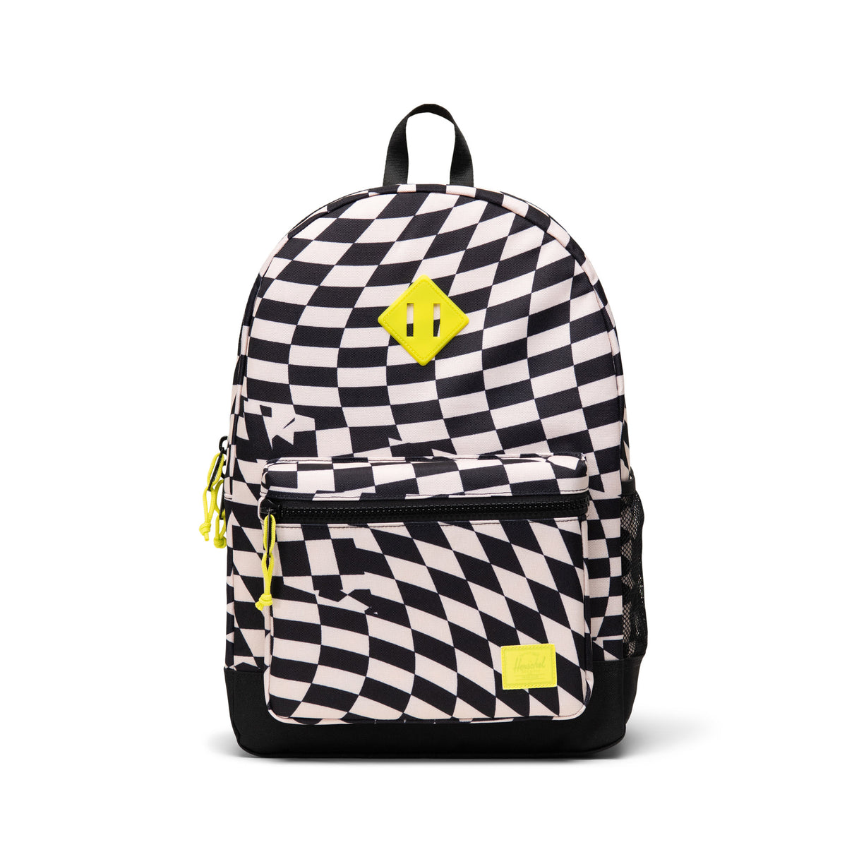 Herschel Heritage Youth Backpack 26L in Warp Check — front view # color_Warp Check