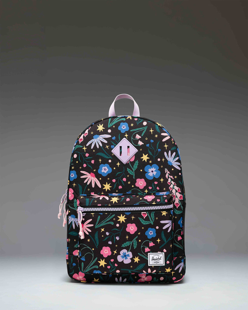 Herschel Heritage Youth Backpack 26L in Enchanted Garden — front view
