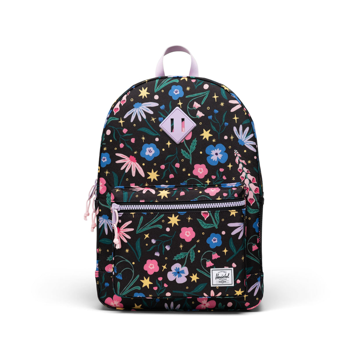 Herschel Heritage Youth Backpack 26L in Enchanted Garden — front view # color_Enchanted Garden