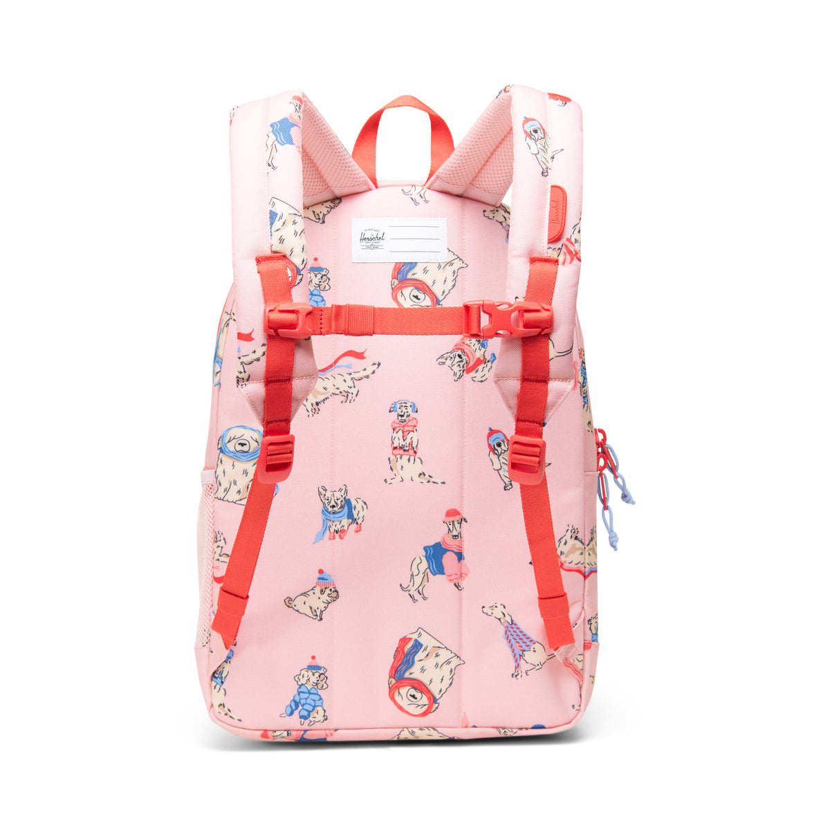 Herschel Heritage Youth Backpack 26L in Fashion Dogs — back view # color_Fashion Dogs