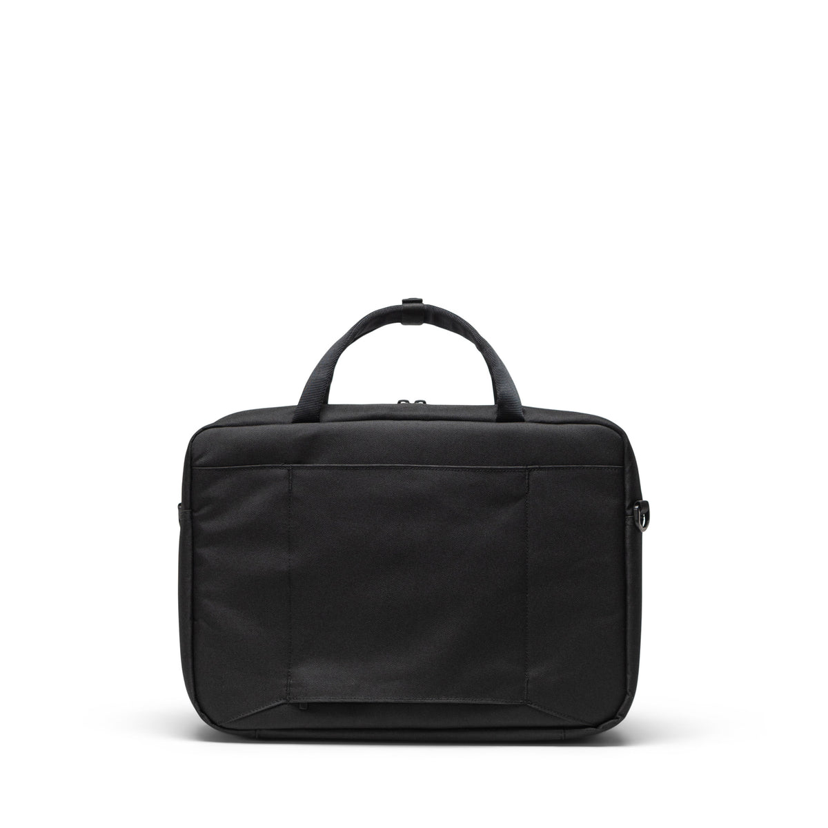Herschel Gibson Messenger Tech 18L in Black — back view # color_Black