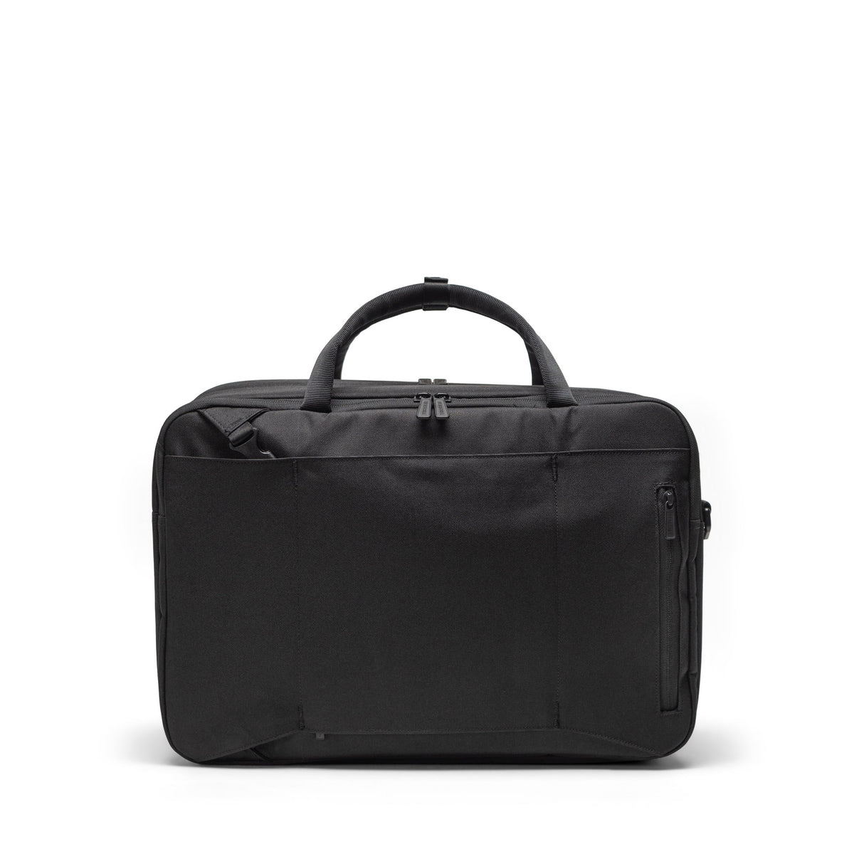 Herschel Bowen Convertible Travel Duffle Tech 30L in Black — side view # color_Black