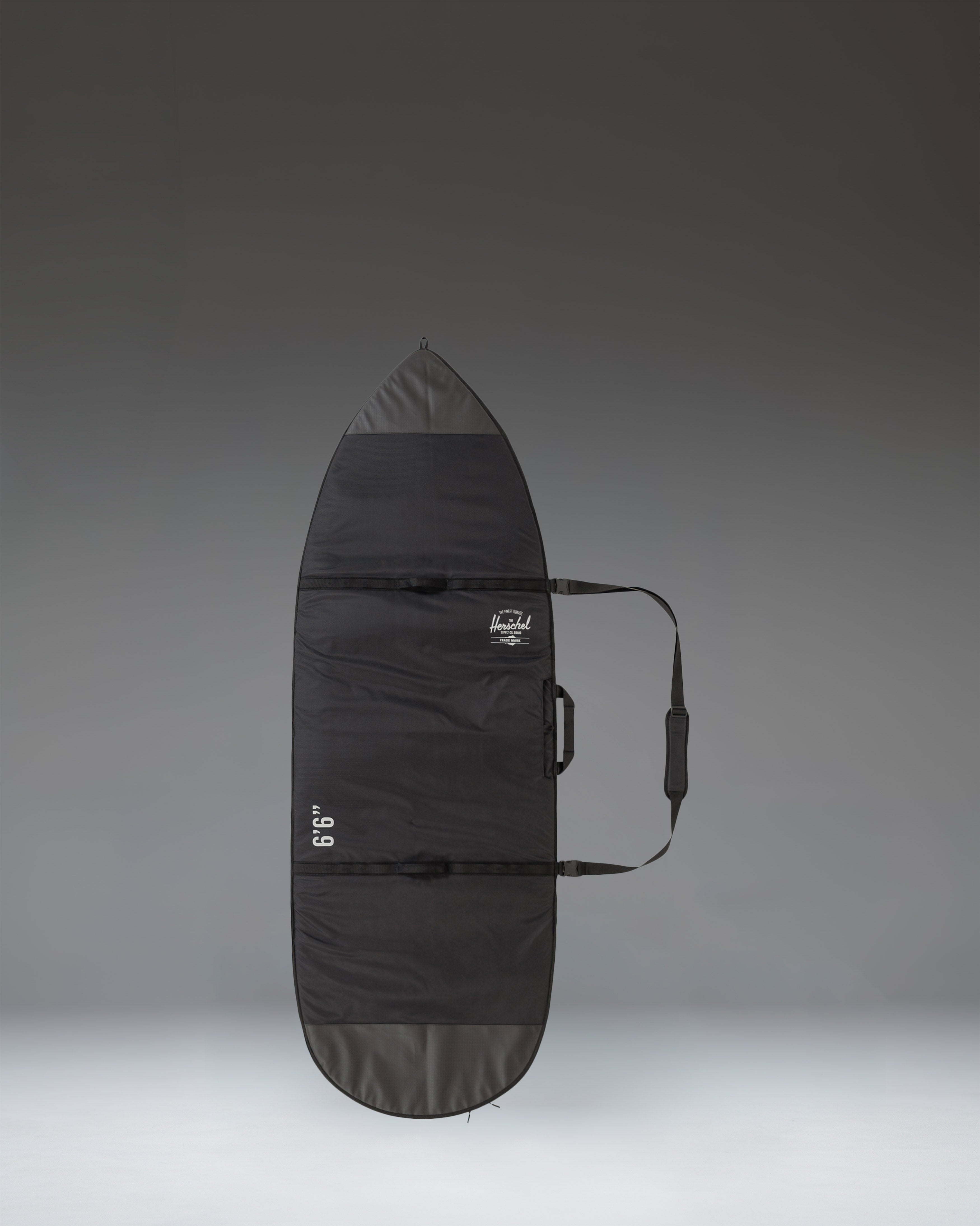 Herschel Surfboard Sleeve Hybrid 6 Ft 6 In in Black — front view