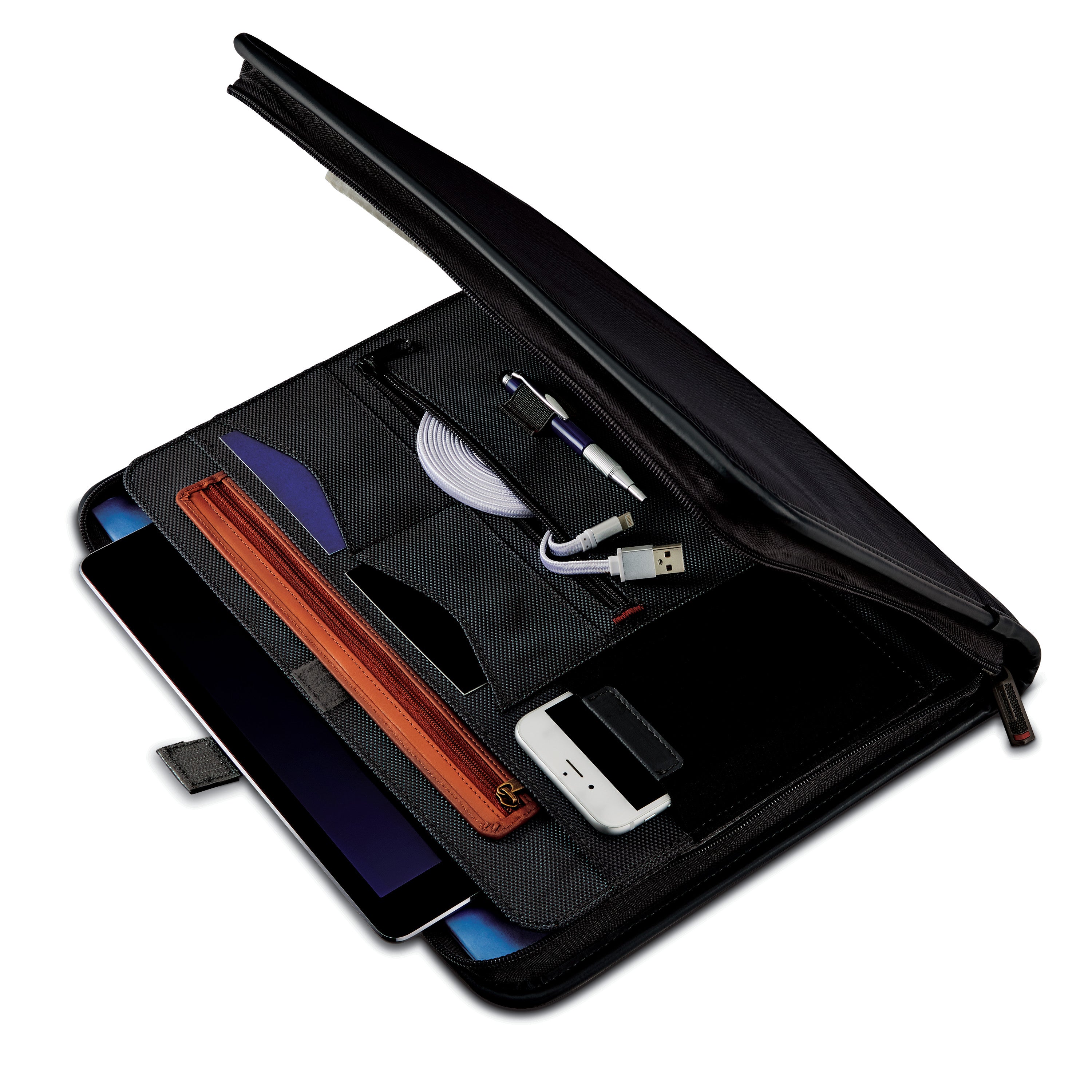 Samsonite Xenon Business Zip Portfolio - Black