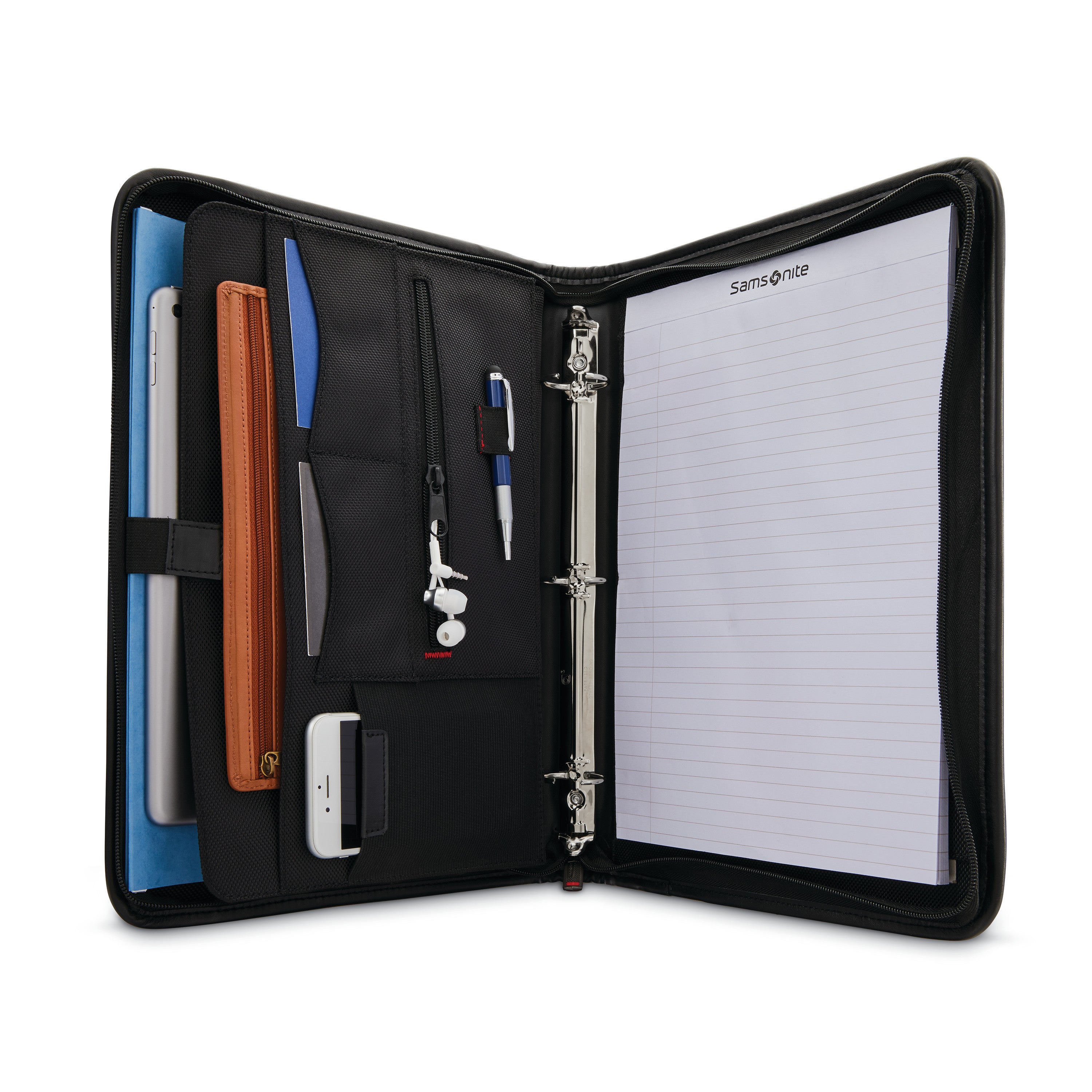 Samsonite Xenon Business 1" 3-Ring Portfolio - Black