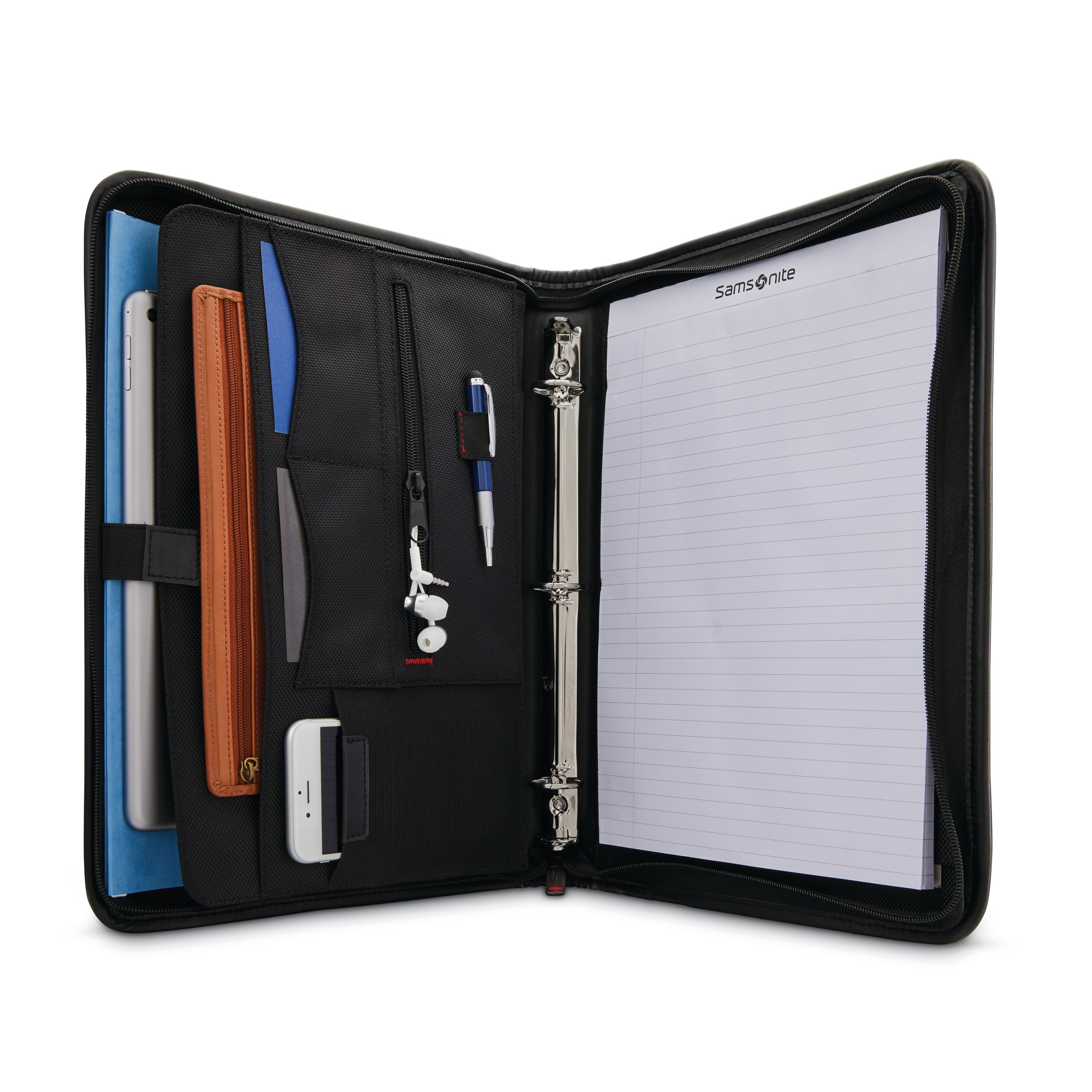 Samsonite Xenon Business 1" 3-Ring Portfolio - Black