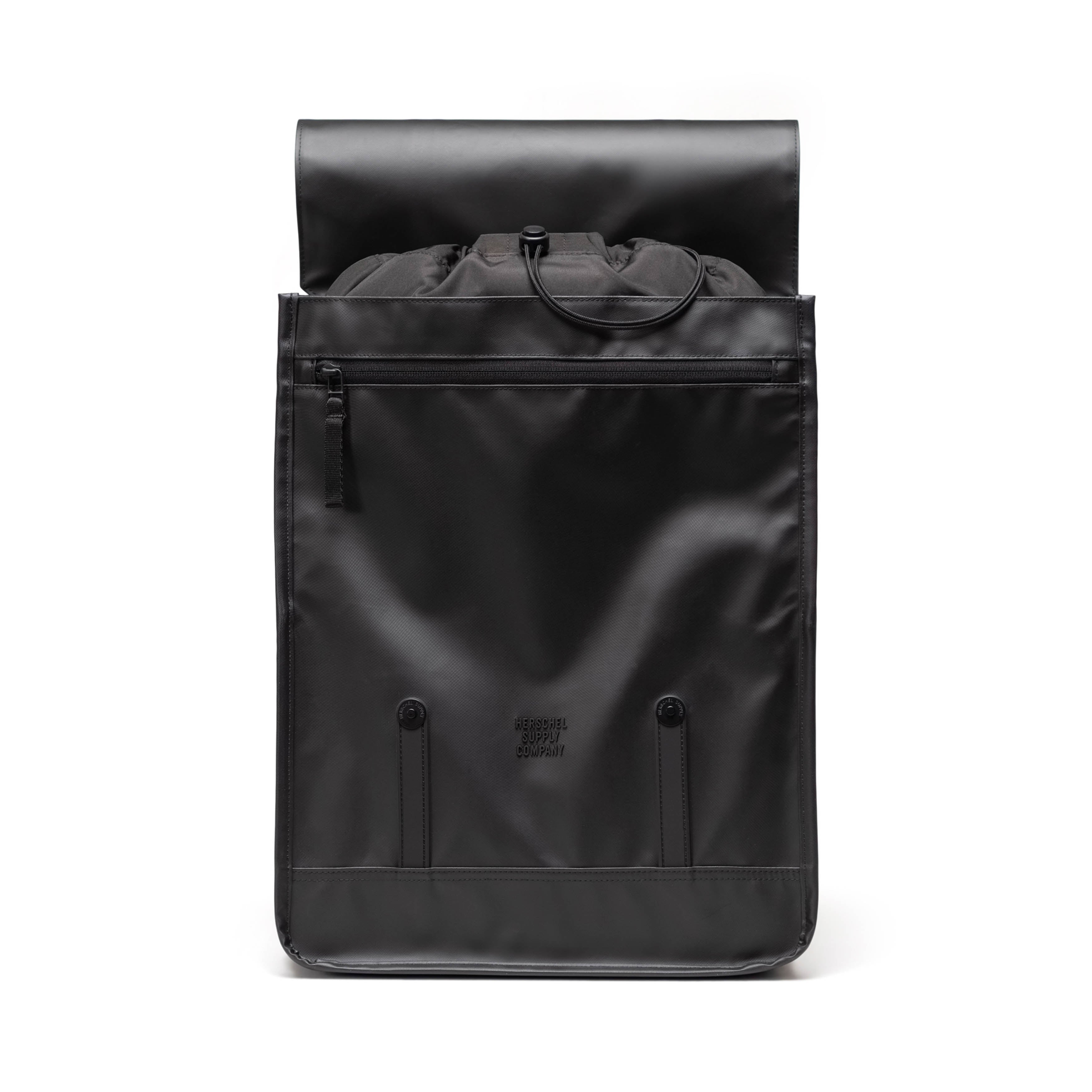 Herschel Survey Backpack Weather Resistant 24L in Black — interior view