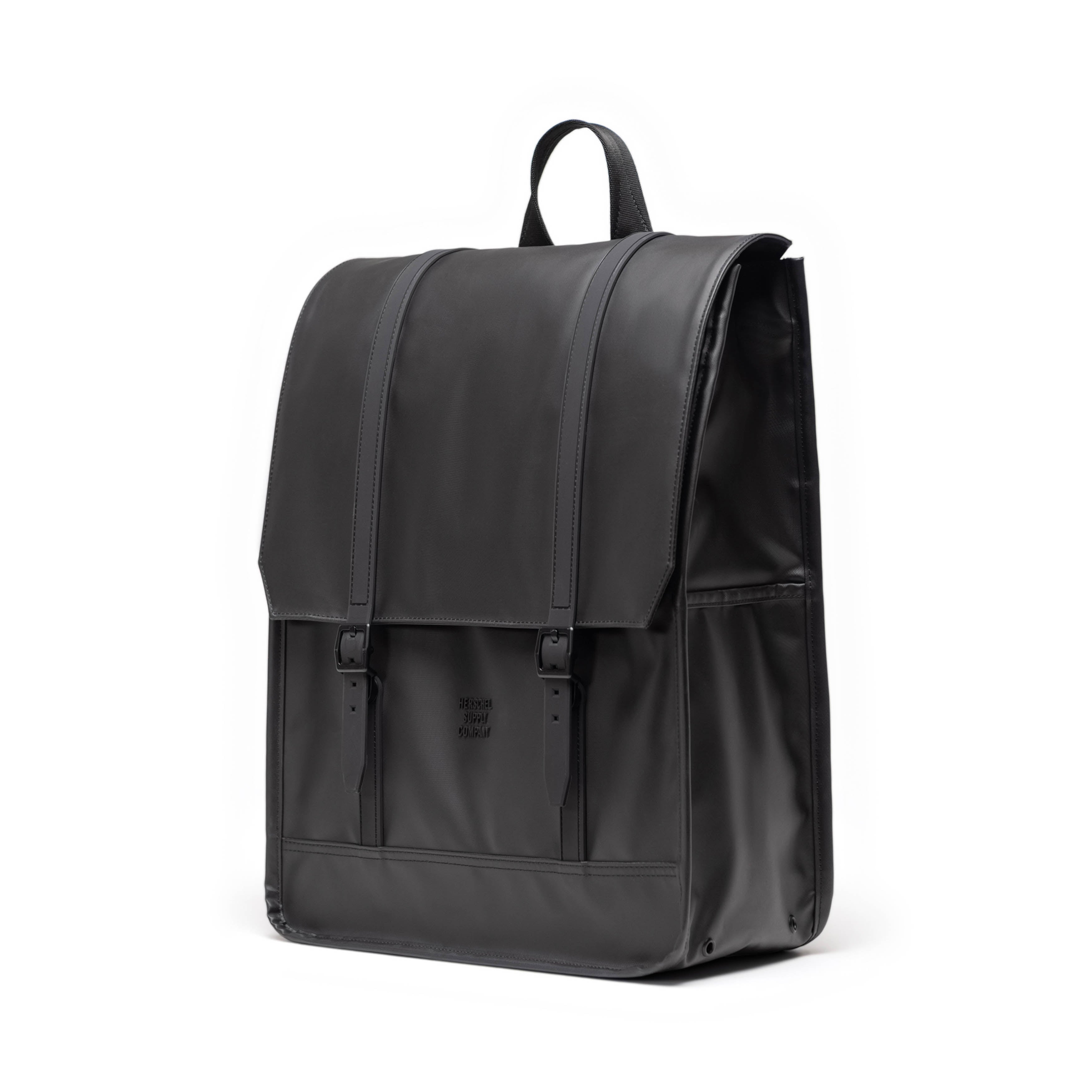 Herschel Survey Backpack Weather Resistant 24L in Black — angle view 2