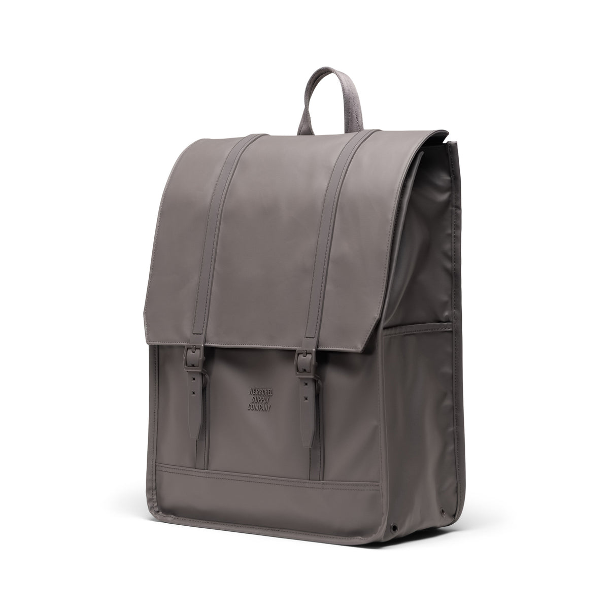 Herschel Survey Backpack Weather Resistant 24L in Dark Gull Gray — angle view 3 # color_Dark Gull Gray