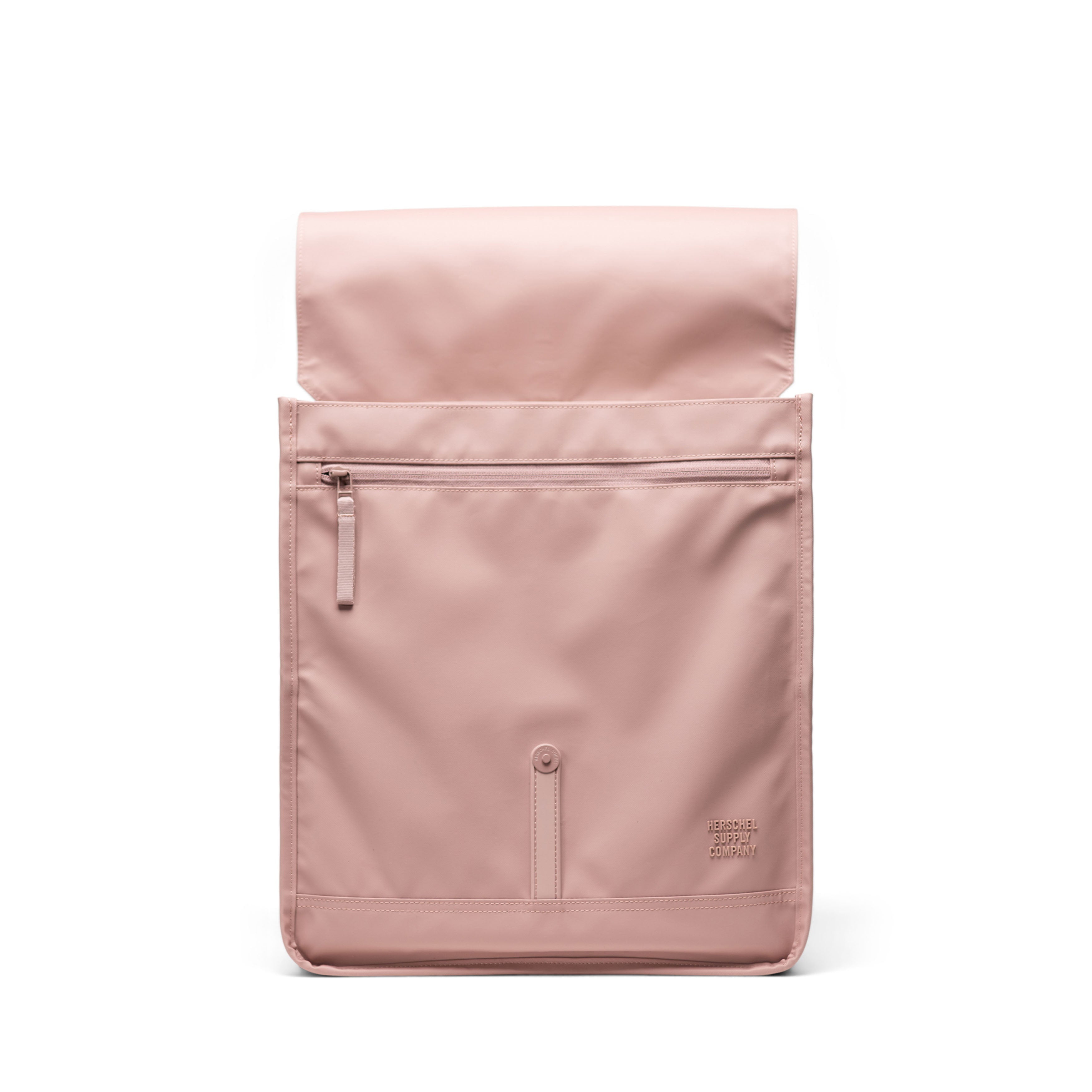 Herschel City Backpack Weather Resistant 18L in Ash Rose — interior view