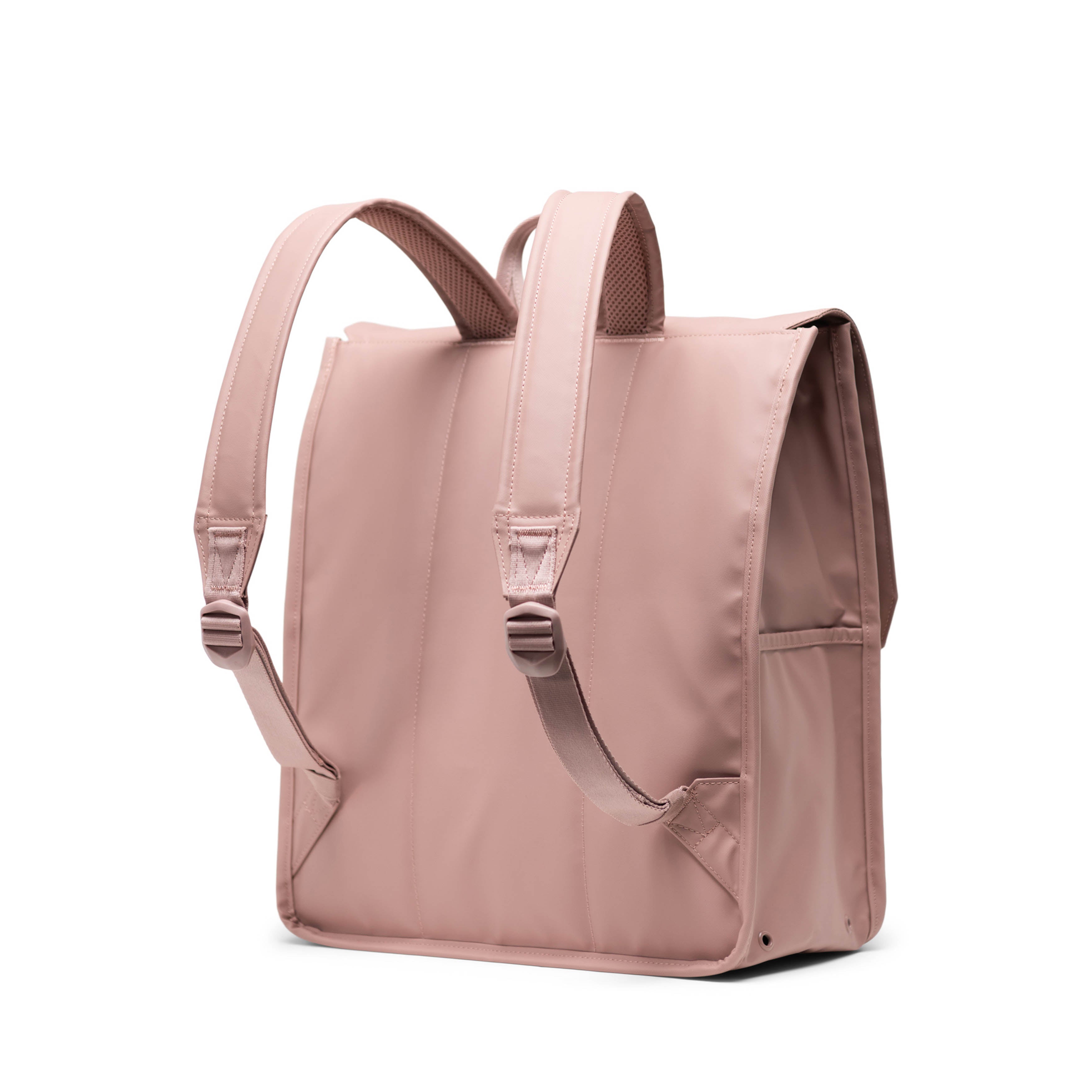 Herschel City Backpack Weather Resistant 18L in Ash Rose — back view