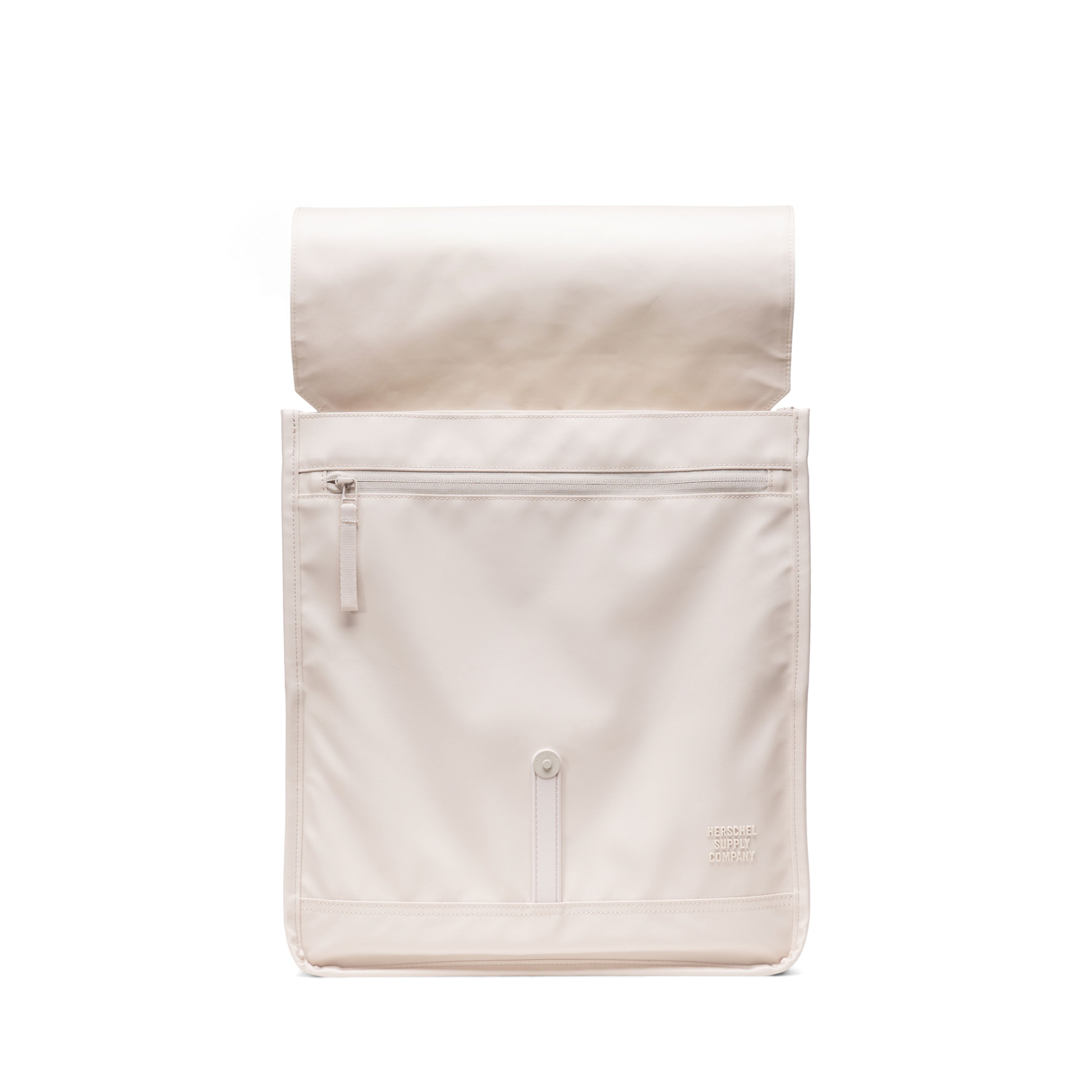 Herschel City Backpack Weather Resistant 18L in Moonbeam — interior view