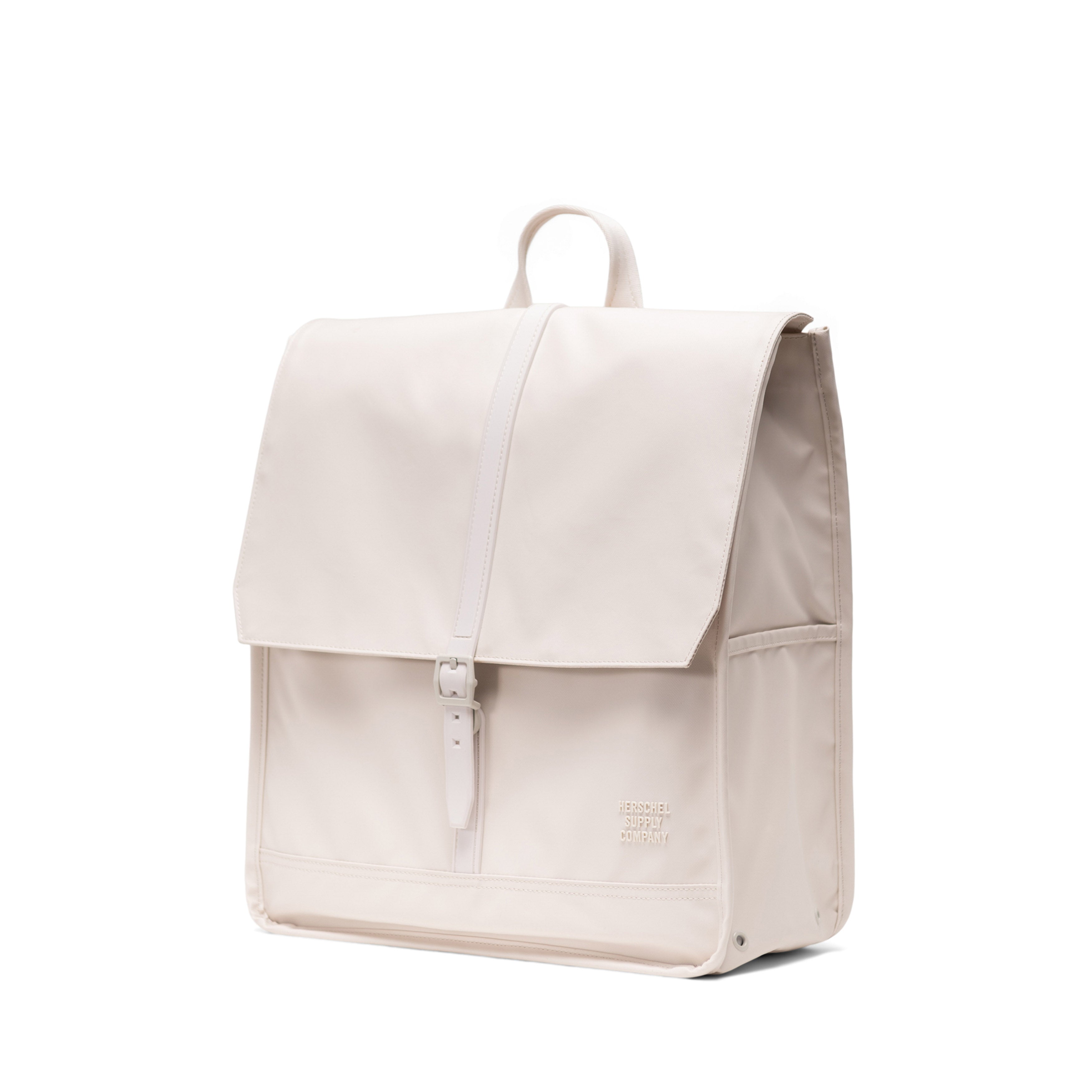 Herschel City Backpack Weather Resistant 18L in Moonbeam — angle view 2