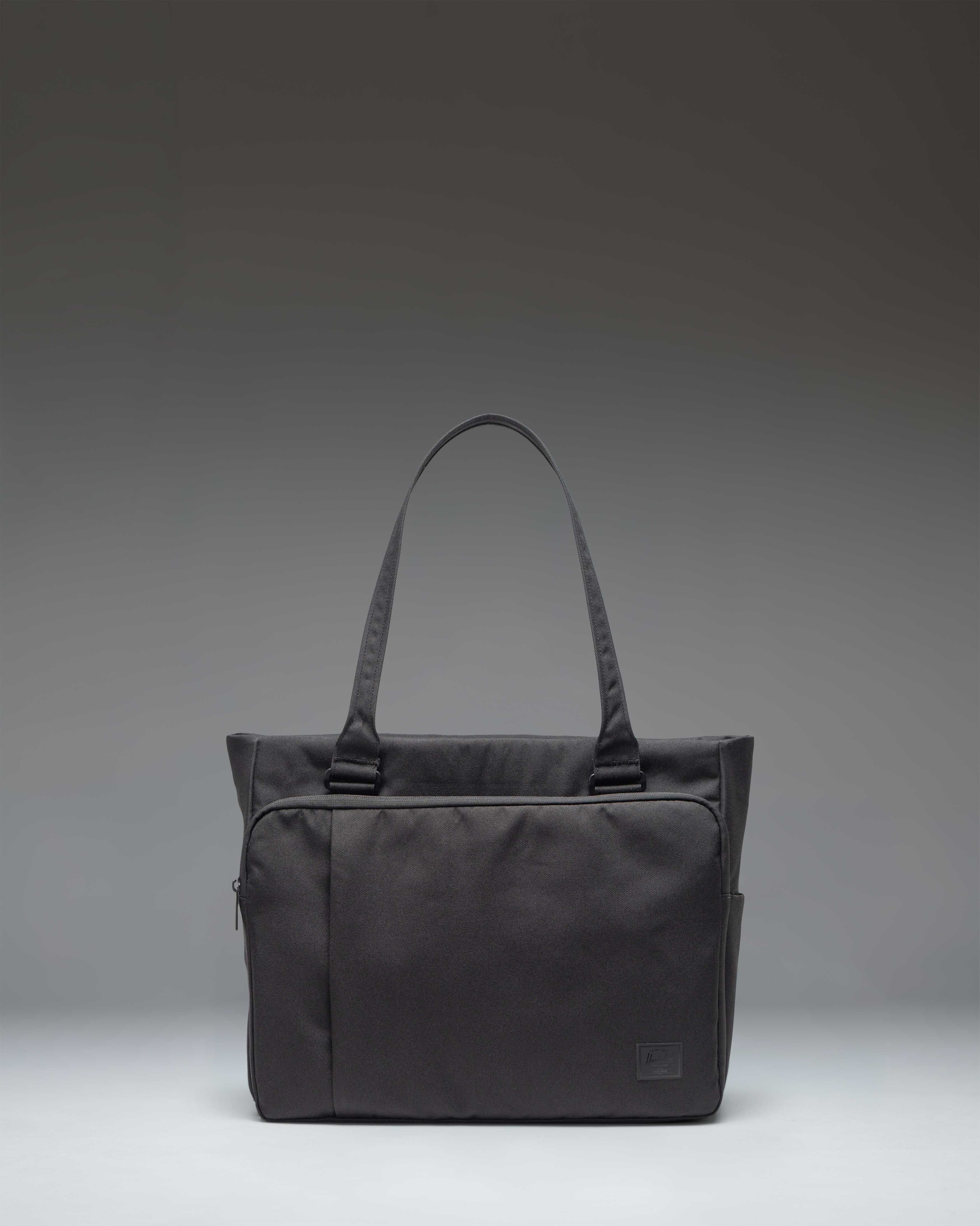 Herschel Kaslo Tote Tech 23L in Black — front view