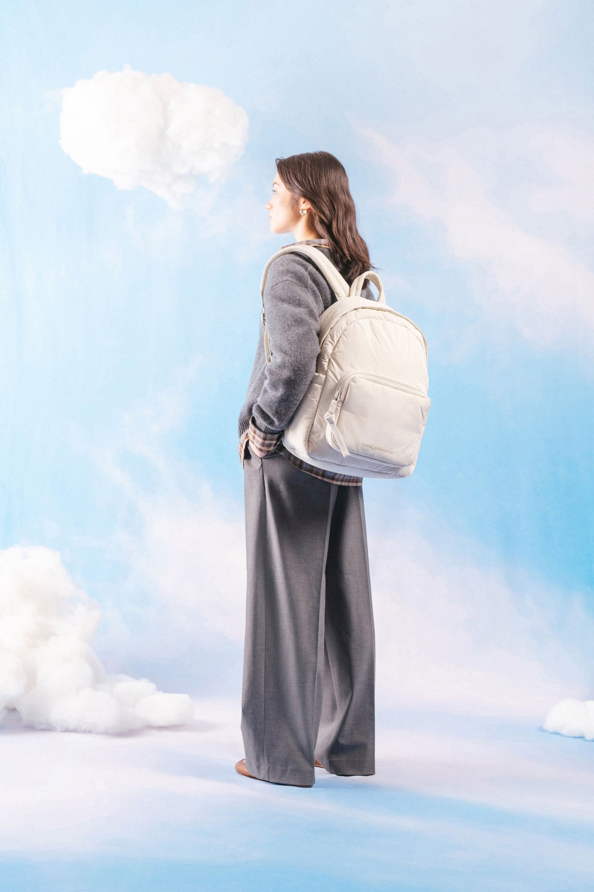 Herschel Cloudform Backpack 22L in Metal — lifestyle # color_Metal