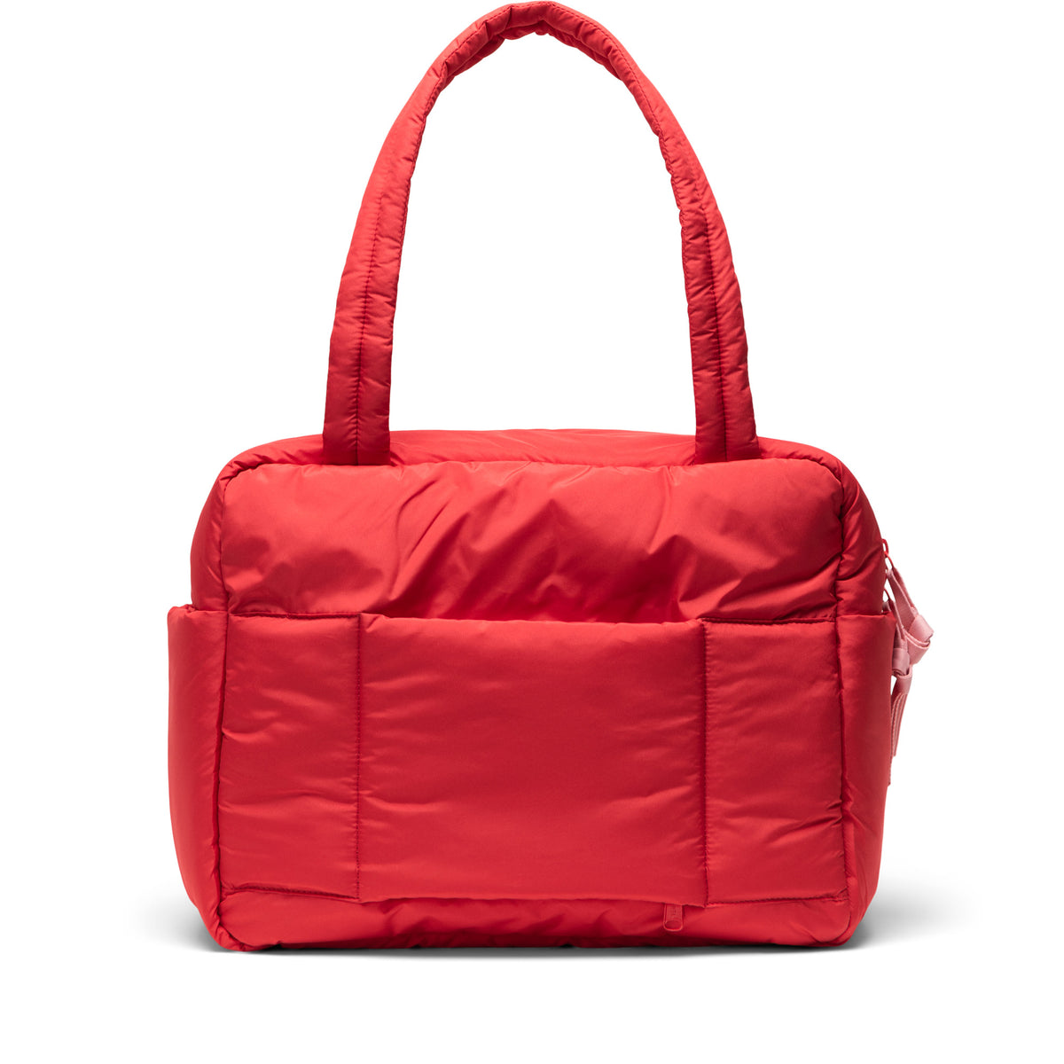 Herschel Cloudform Duffle 26L in Salsa — side view # color_Salsa
