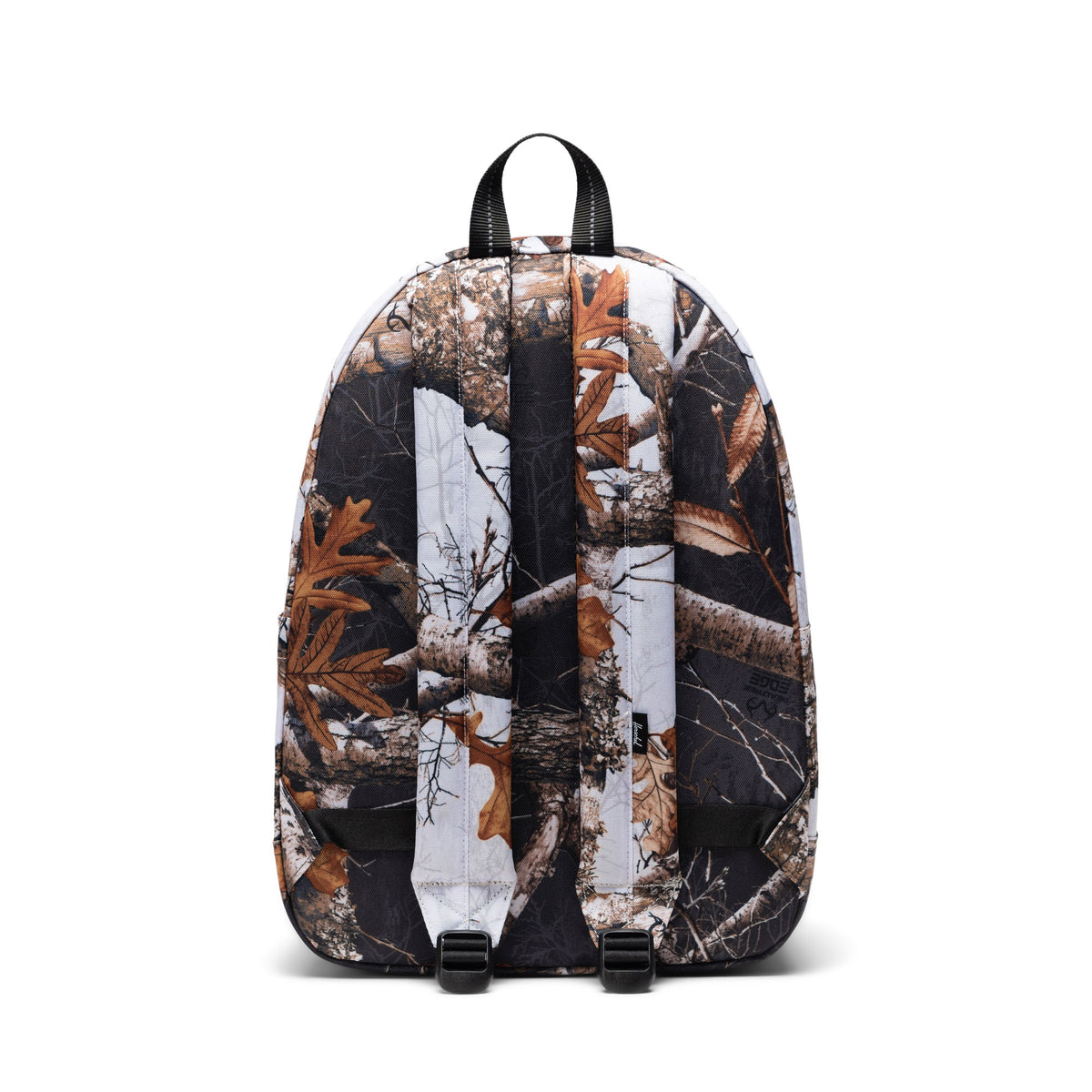 Realtree Herschel Classic Backpack 26L in Realtree® Edge Camo White/Blck — back view # color_Realtree® Edge Camo White/Blck