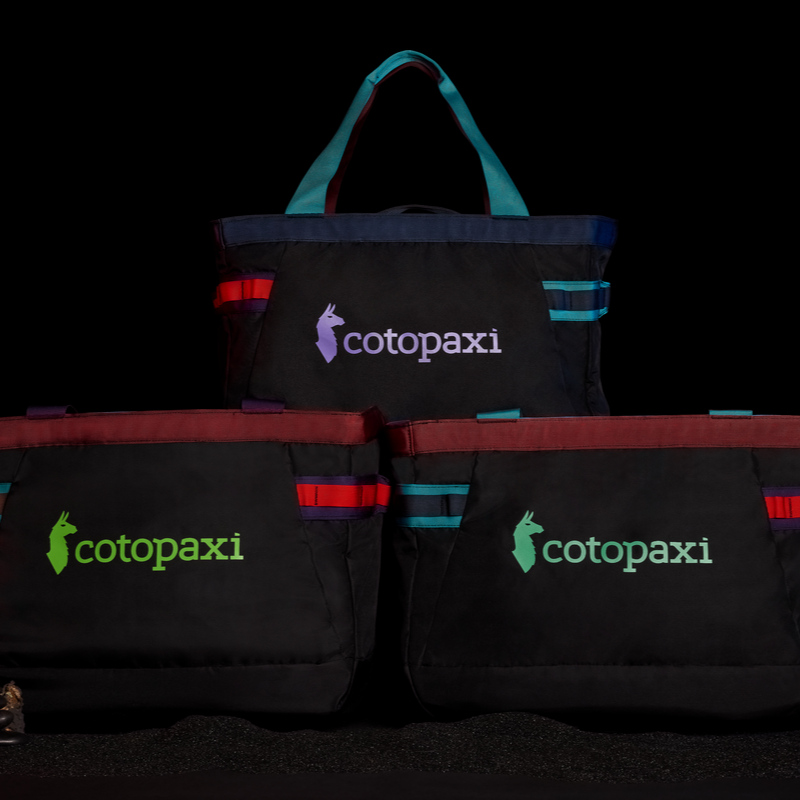 Cotopaxi Allpa 60L Gear Hauler Tote in Del Día Dark — interior view
