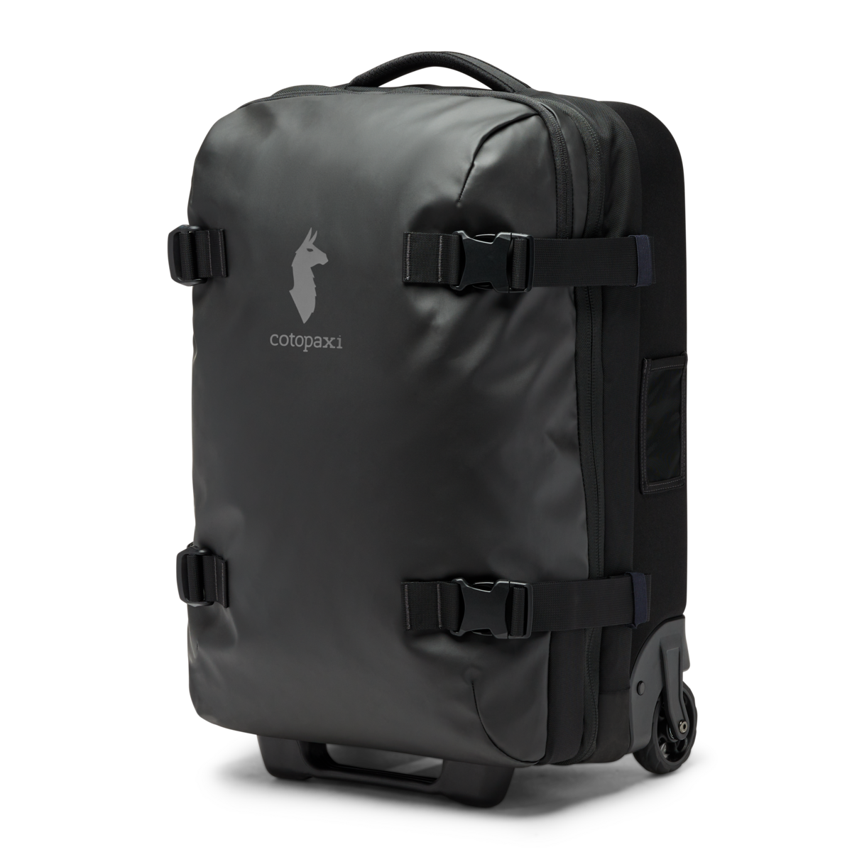 Cotopaxi Allpa 38L Roller Bag in Black — front view