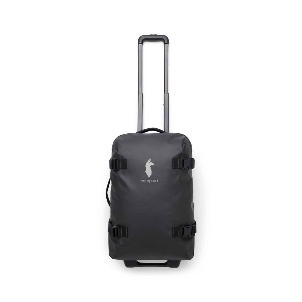 Cotopaxi Allpa 38L Roller Bag in Black — angle view 3
