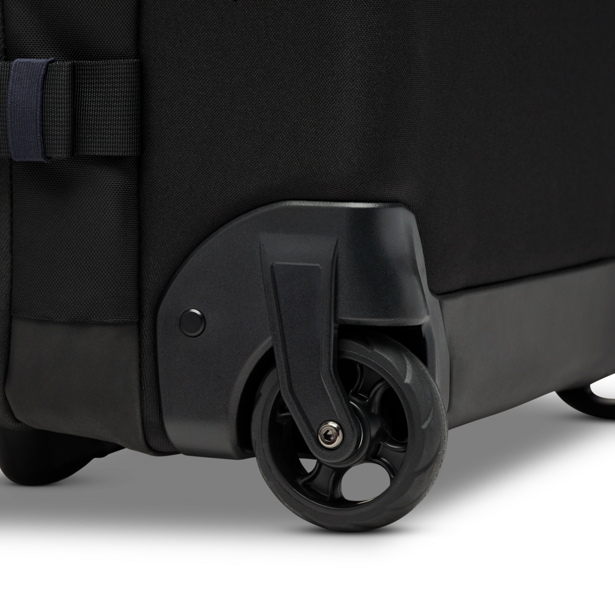 Cotopaxi Allpa 65L Roller Bag in Black — detail view