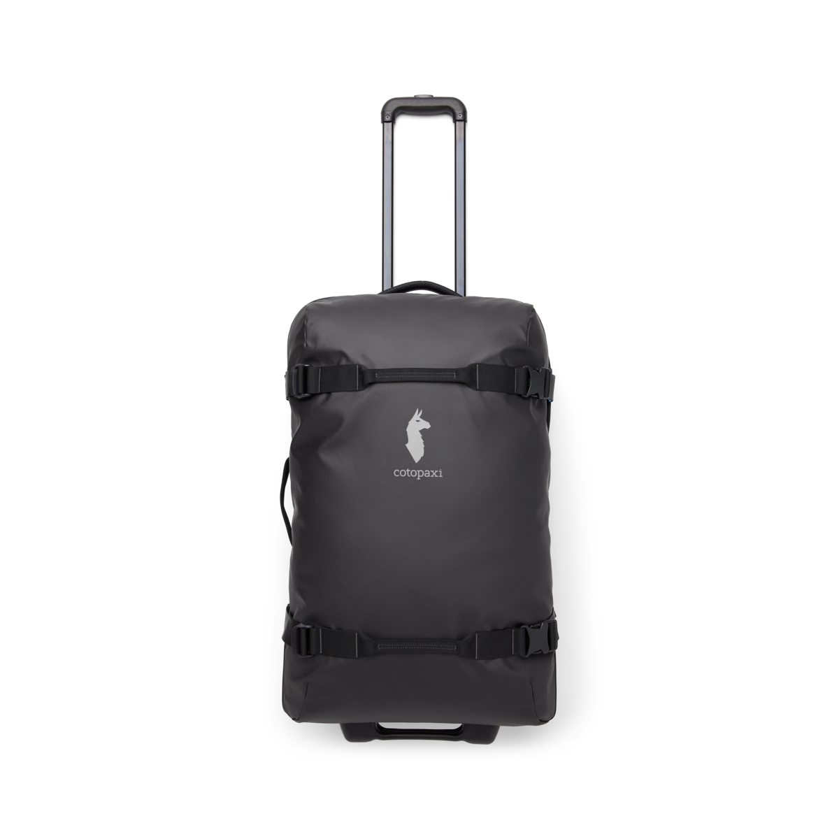 Cotopaxi Allpa 65L Roller Bag in Black — angle view 3