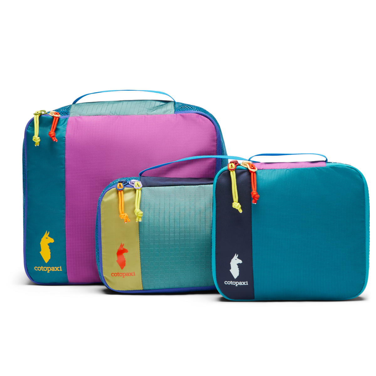 Cotopaxi Cubo Packing Travel Bundle in Del Día — angle view 2