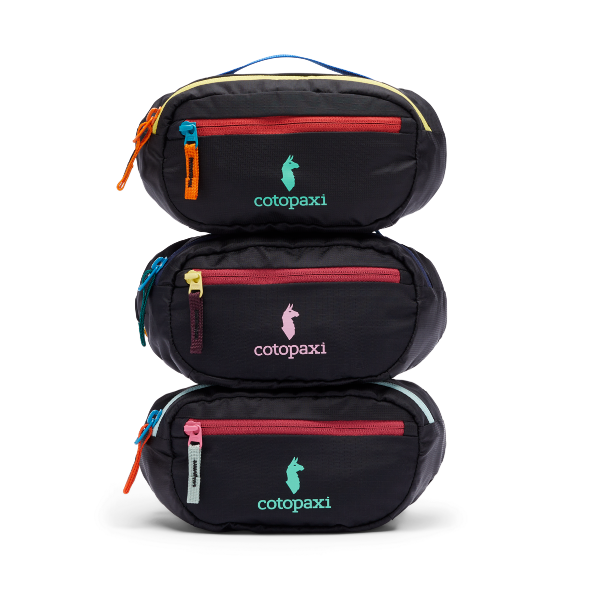 Cotopaxi Kapai 1.5L Hip Pack in Del Día Dark — angle view 3