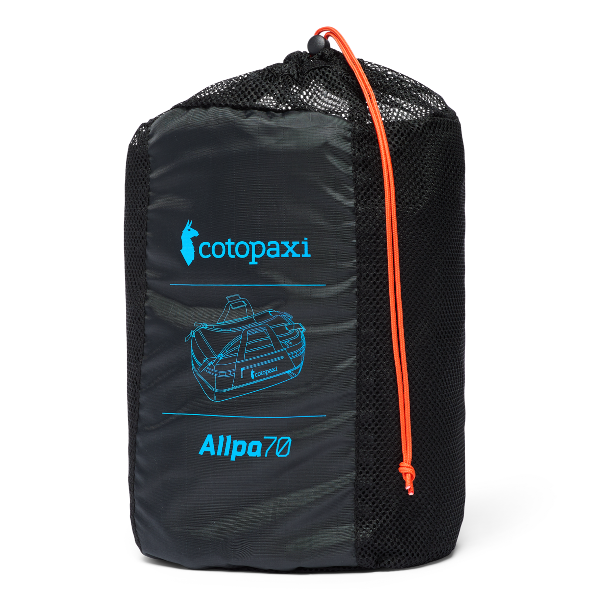 Cotopaxi Allpa Getaway 70L Duffel in Black — angle view 5