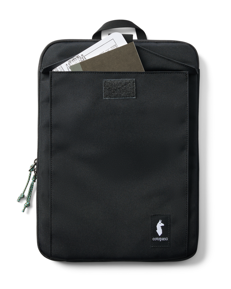 Cotopaxi 16" Laptop Sleeve in Black — angle view 3